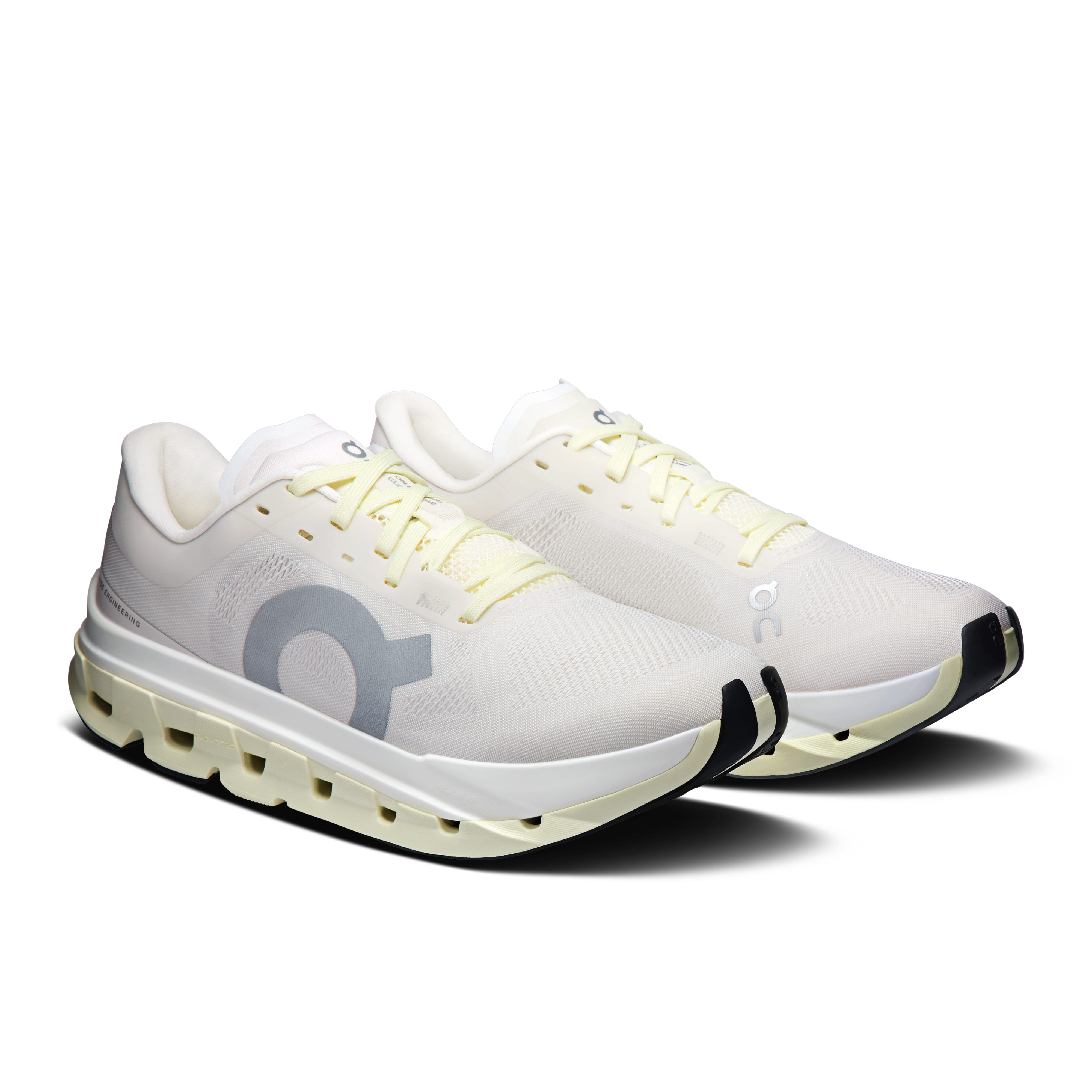 On Cloudflow 5 Ivory & Seedling Femme Running sur route Chaussures