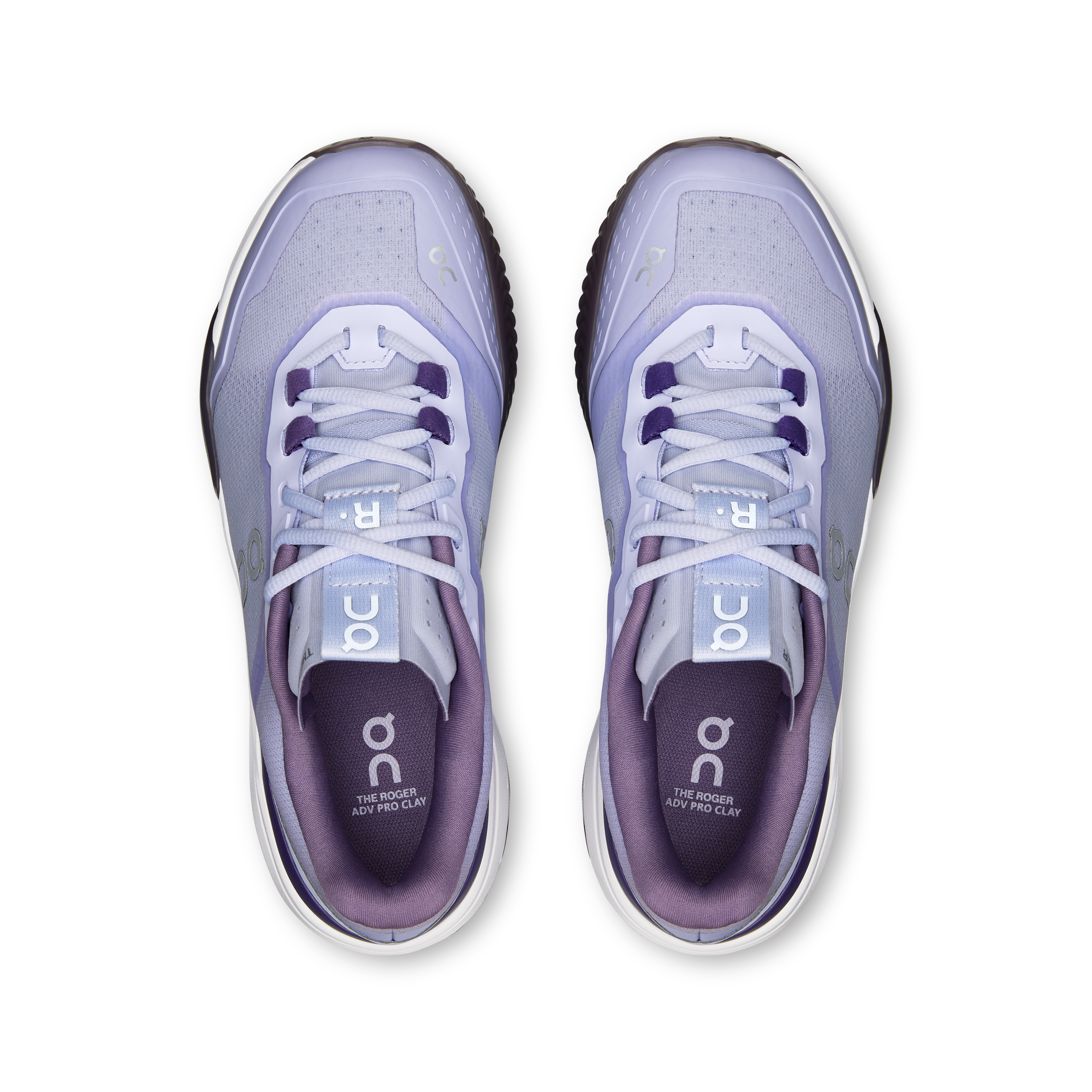 On THE ROGER Advantage Pro Clay Thistle & Dewberry Femme Tennis Chaussures
