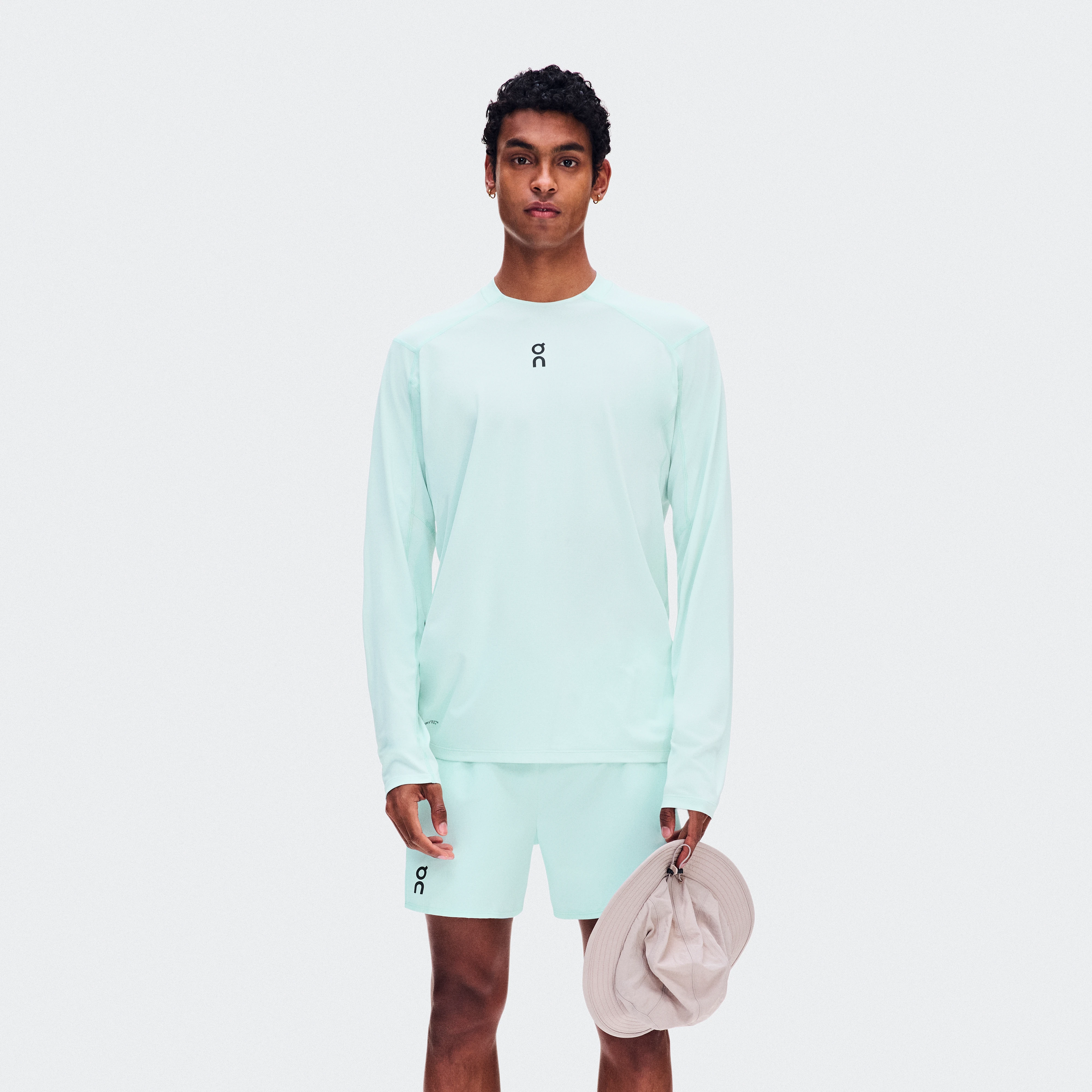 On Trail Long-T Solar Flurry Homme – Trail running, UPF40+, running par temps chaud et ensoleillé Hauts et t-shirts