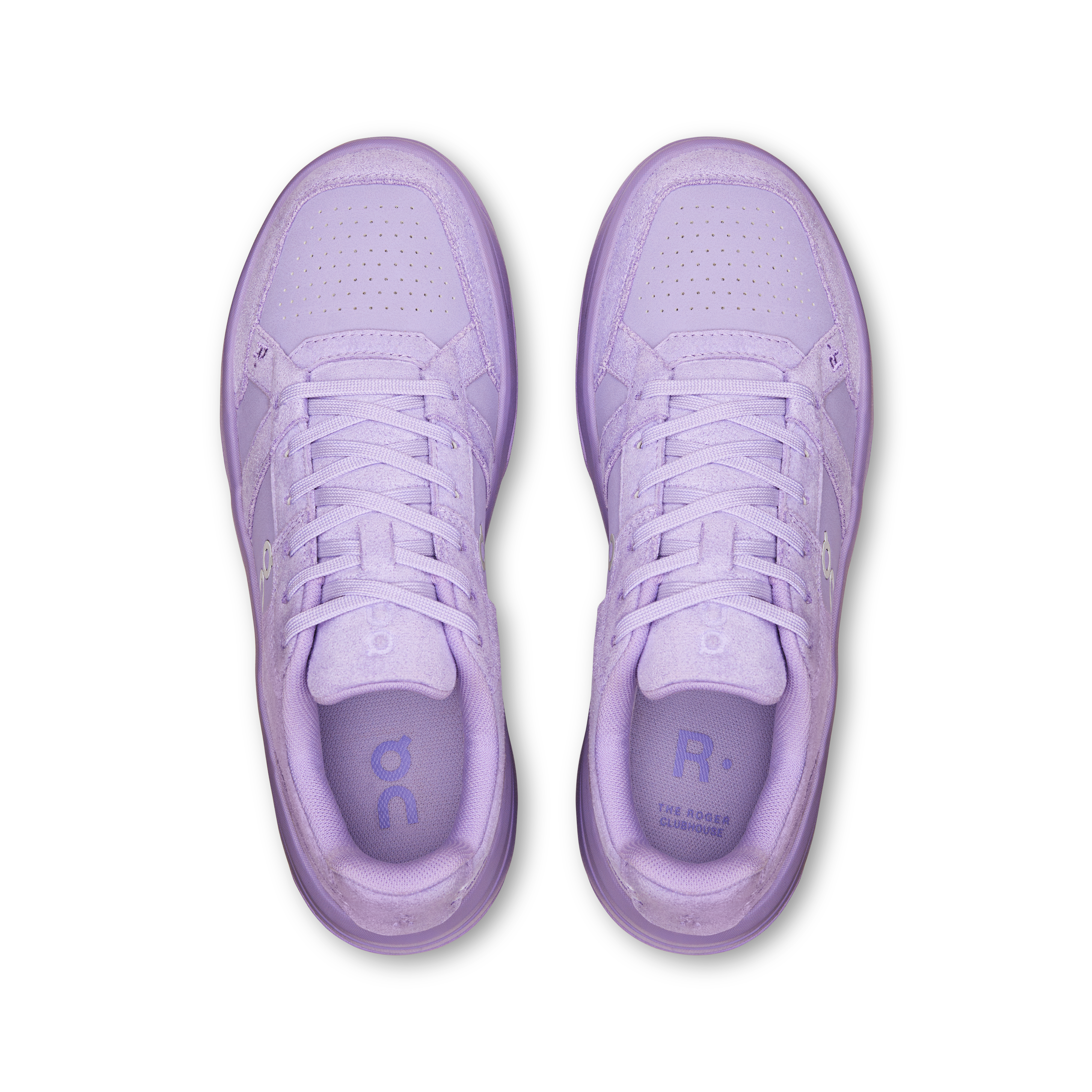 On THE ROGER Clubhouse Ace Bloom & Thistle Femme Tennis Chaussures