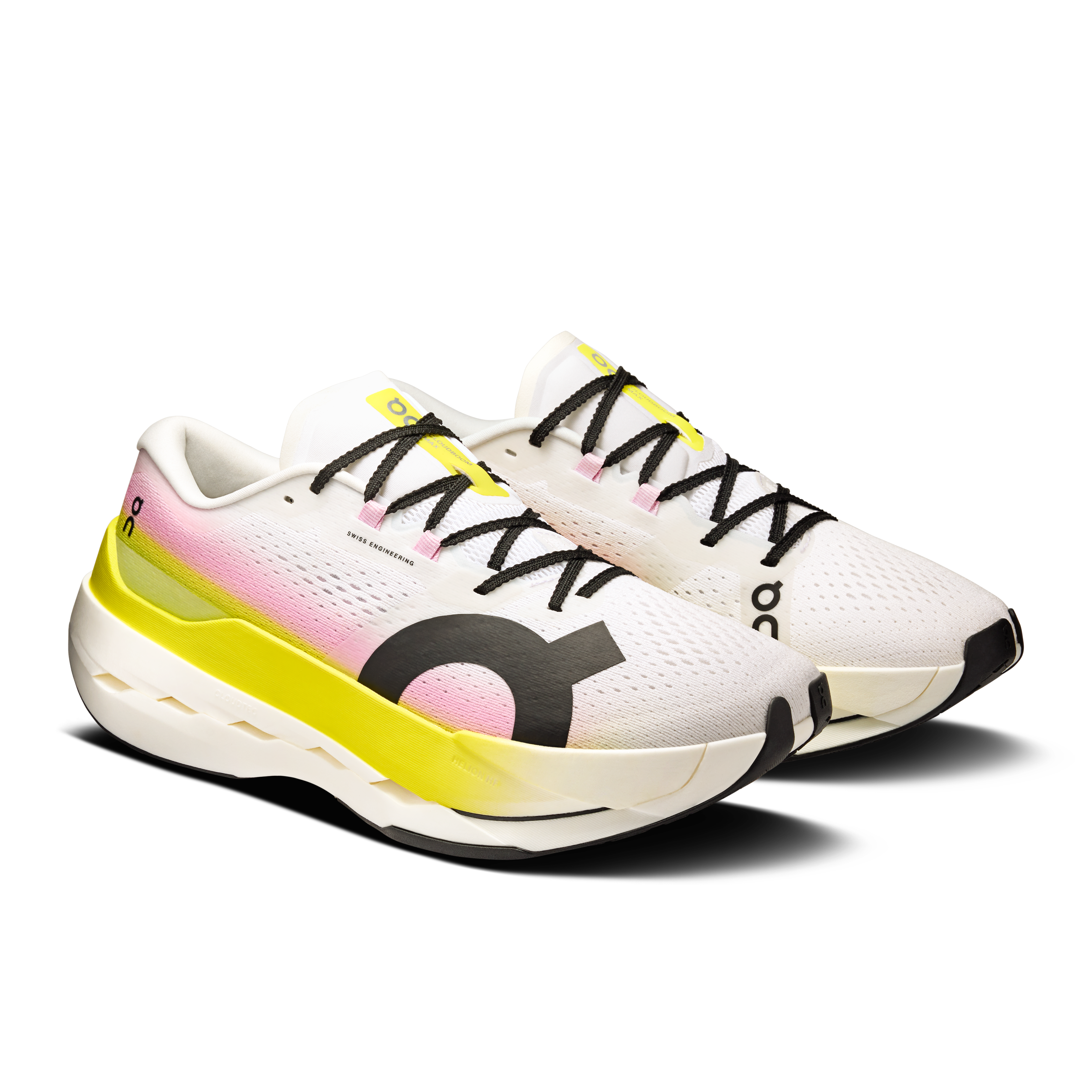 On Cloudboom Max Lime & Raspberry Homme Running sur route Chaussures