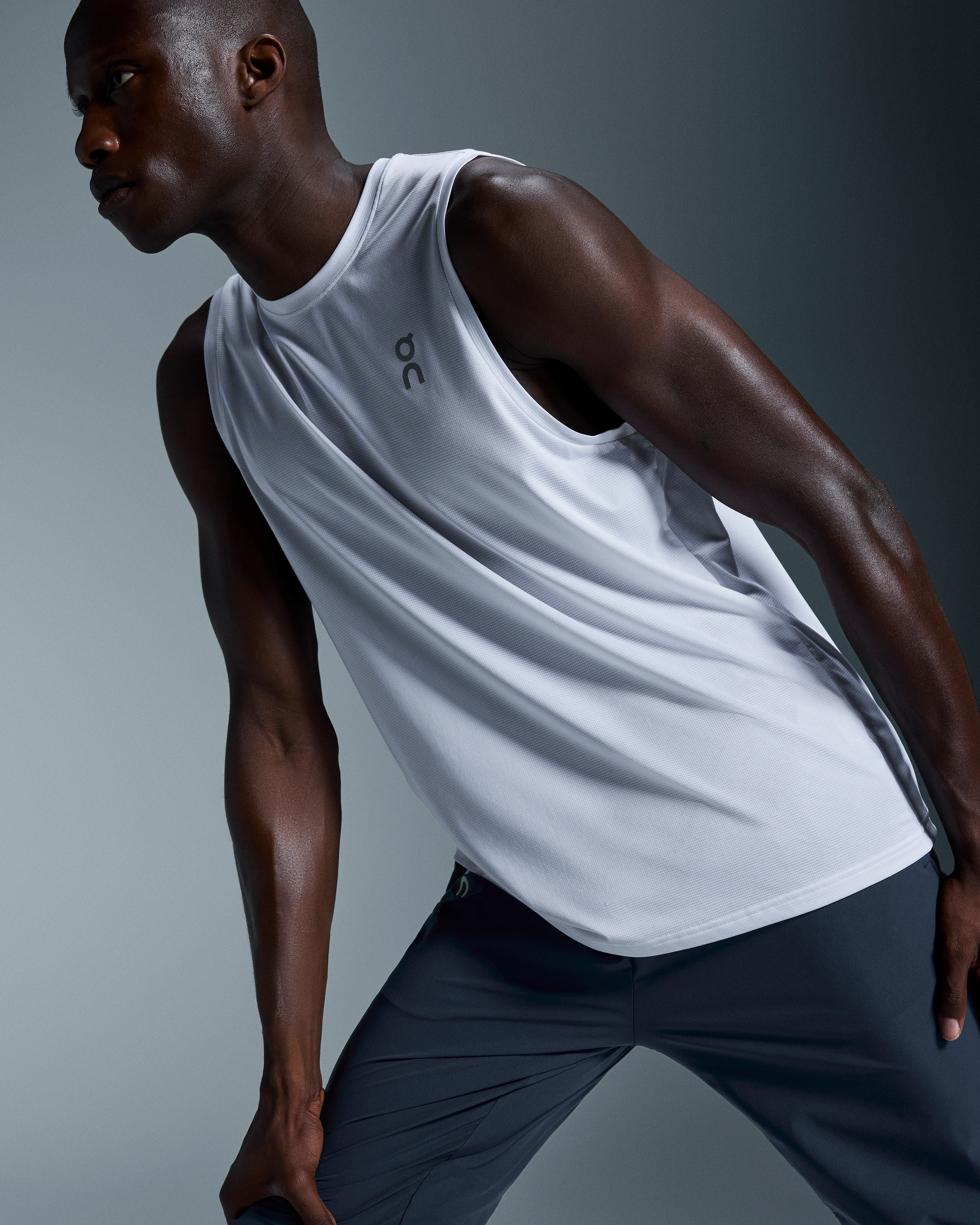 On Core Tank White Homme Hauts et t-shirts