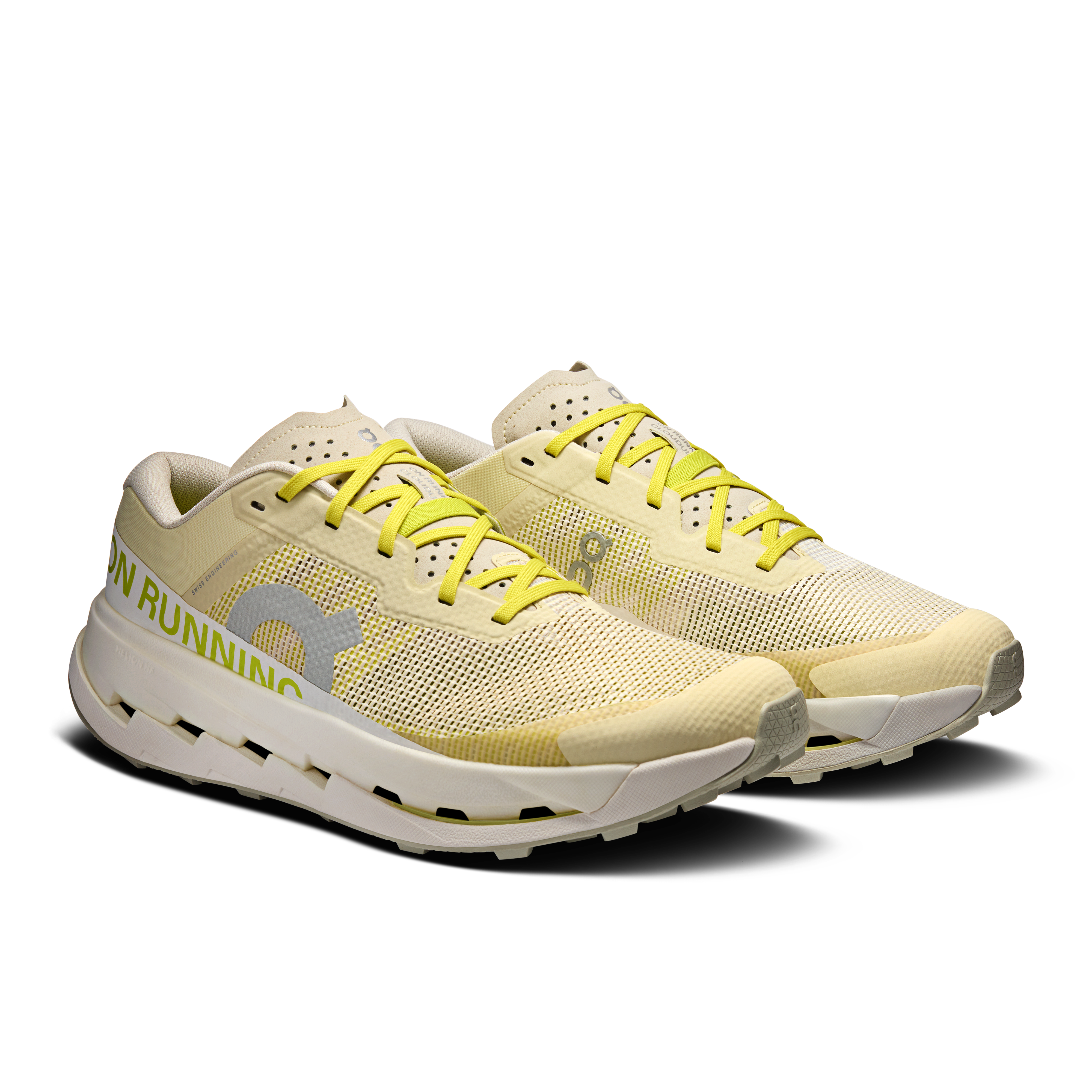 On Cloudultra 3 Pelican & White Homme Running de trail Chaussures