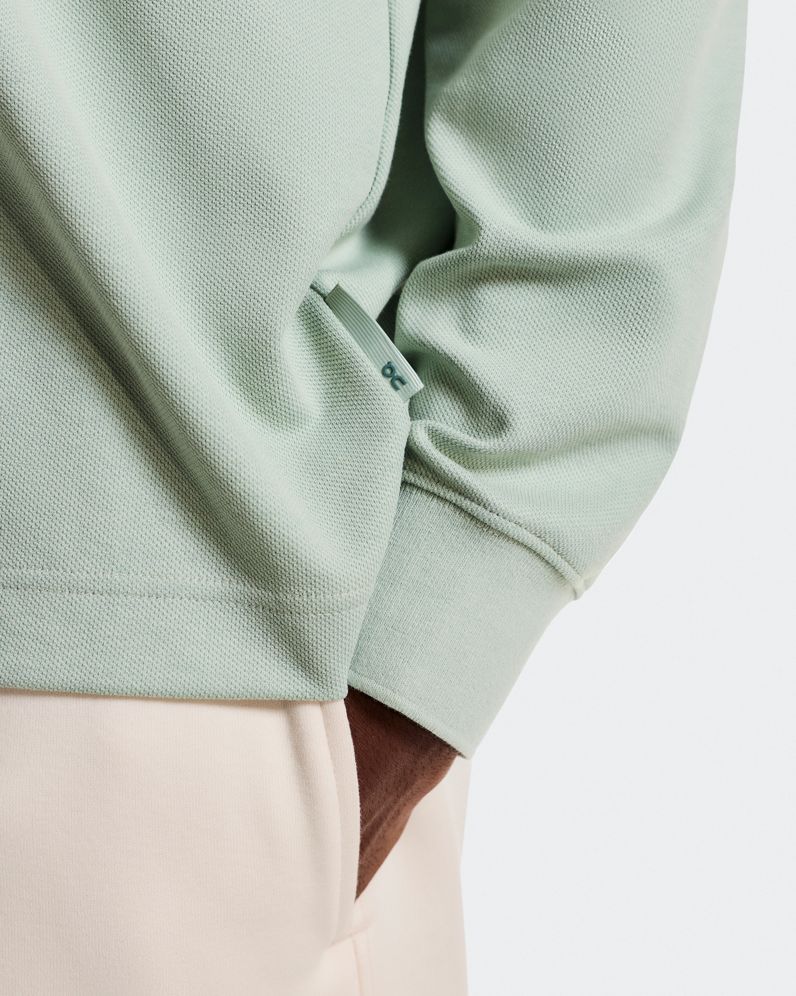 On Courtside Long-T Polo Mineral & Tide Homme Hauts et t-shirts