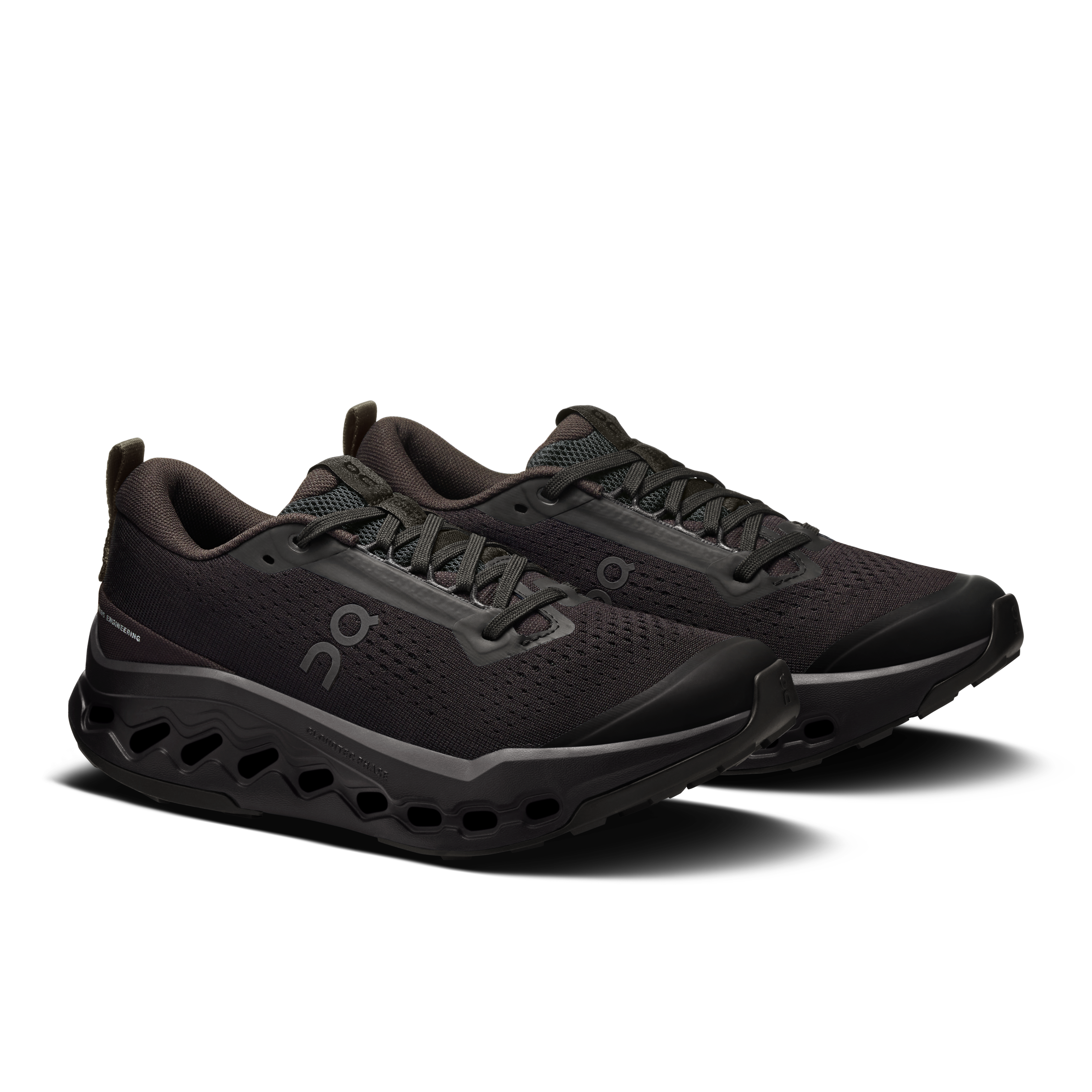On Cloudsurfer Trail 2 Black & Black Femme Running de trail Chaussures