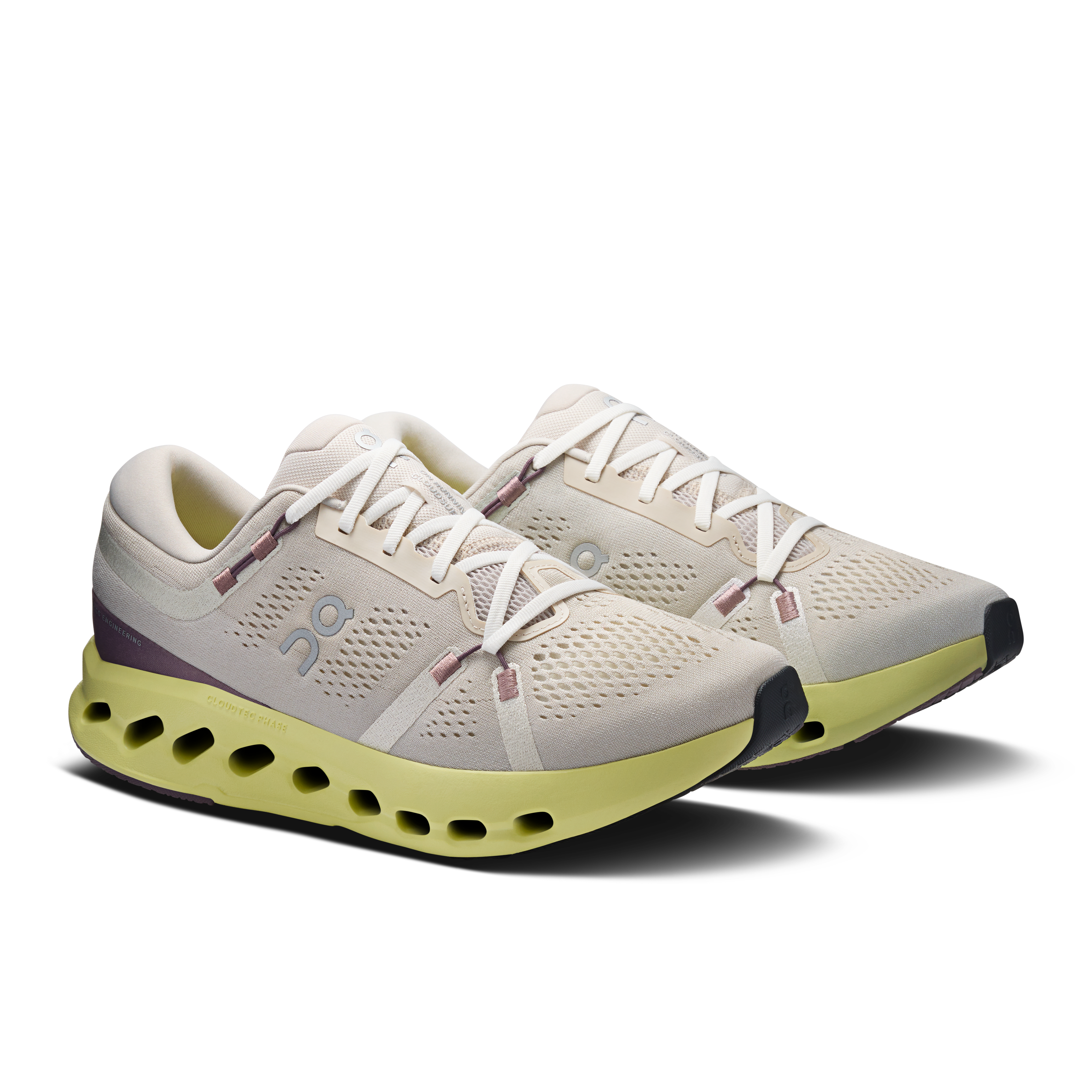 On Cloudsurfer 2 Pearl & Ivory Homme Running sur route Chaussures