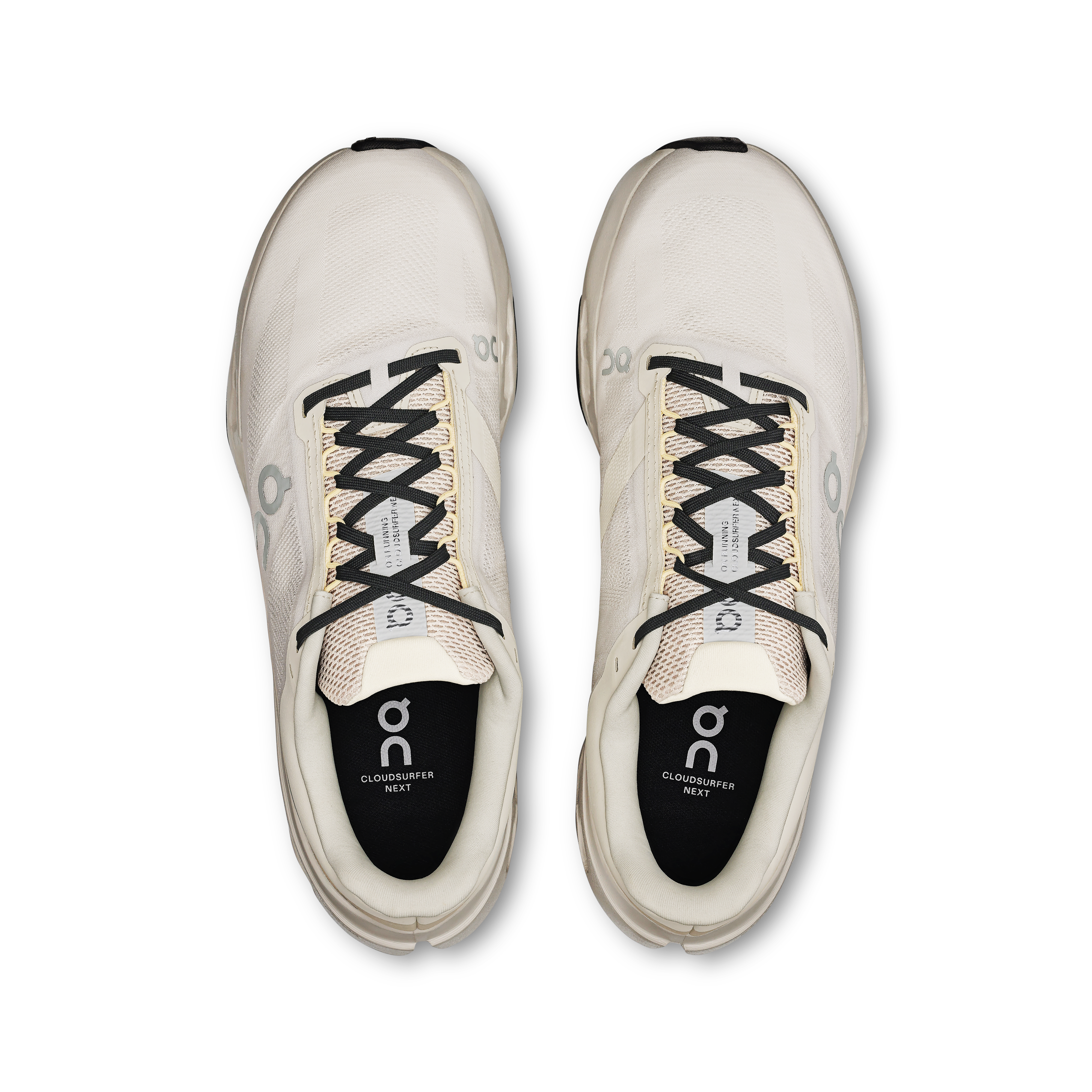 On Cloudsurfer Next Ivory & Silver Homme Running sur route Chaussures