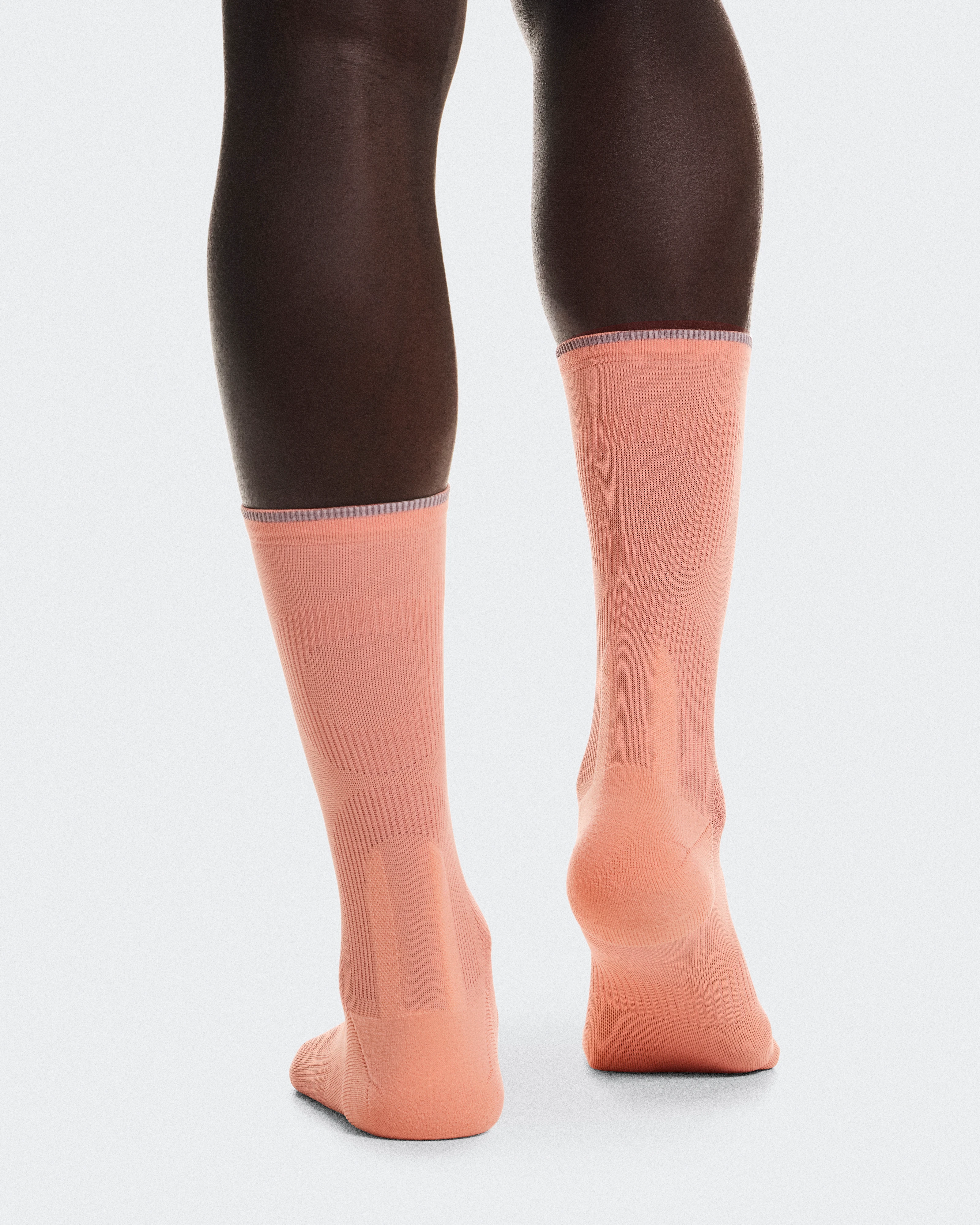 On Elite Run Sock High Sunstone & Reef Unisexe Chaussettes