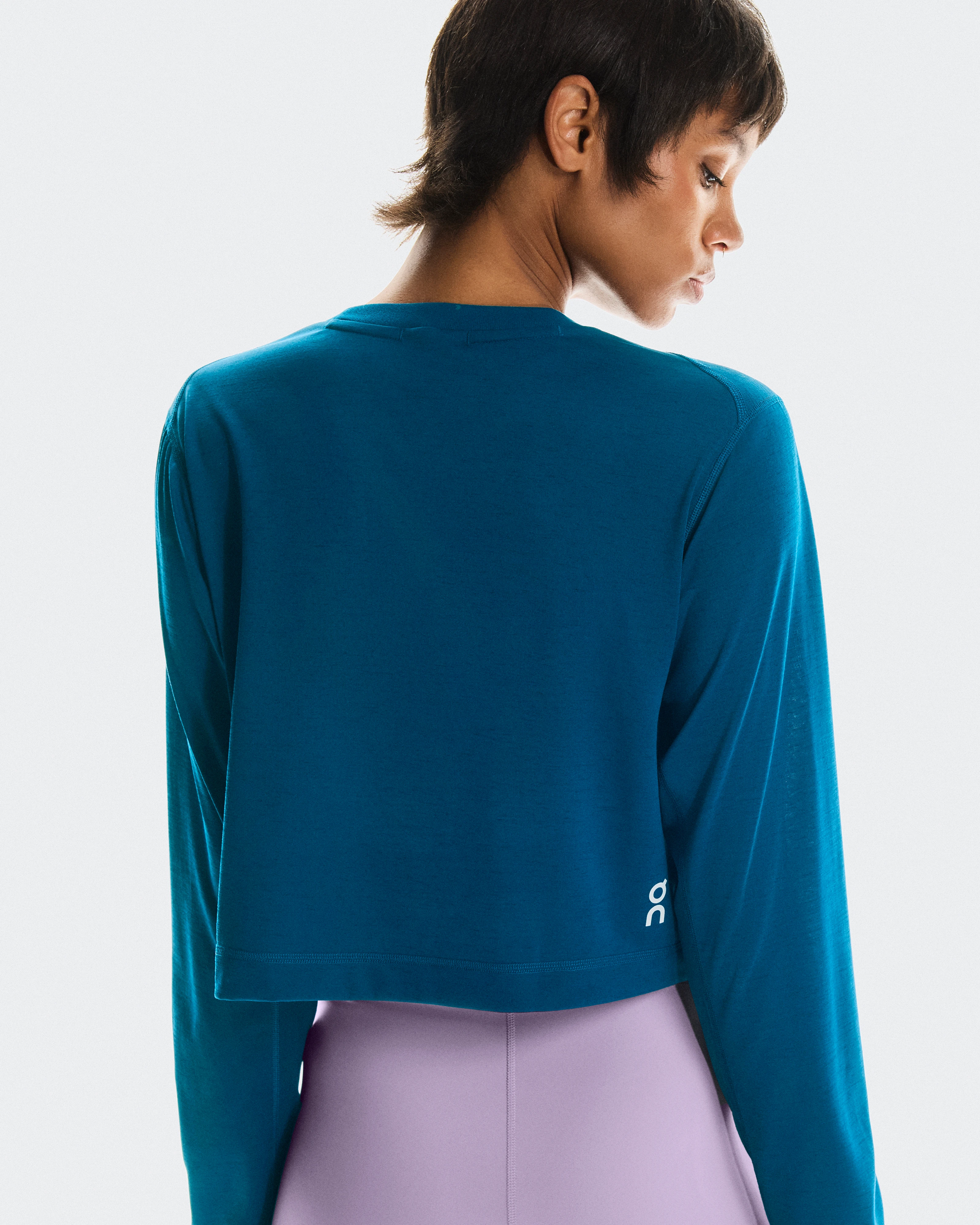 On Train Long-T Crop Tempest Femme Hauts et t-shirts