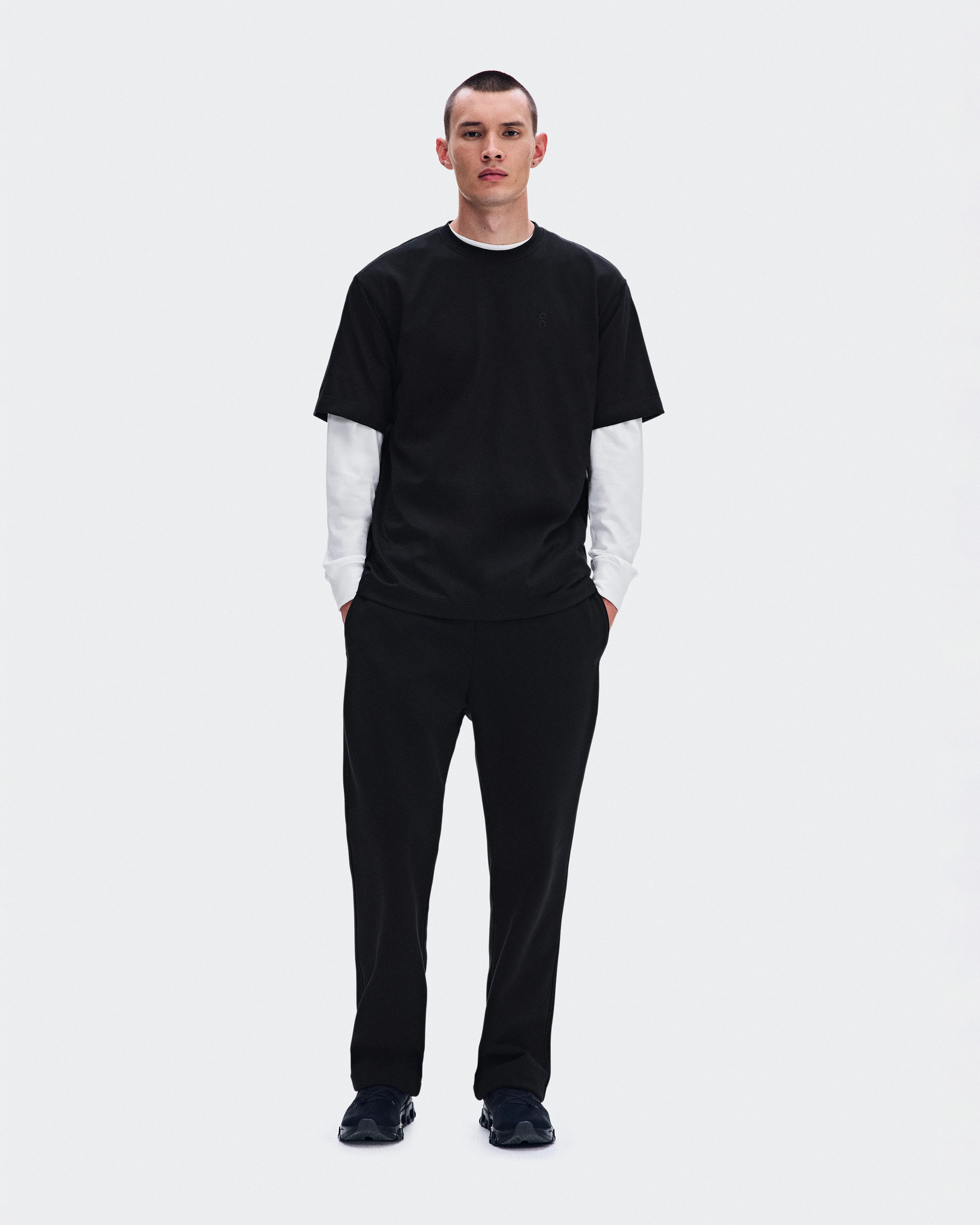 On Club Collective-T Runner Black Homme Hauts et t-shirts