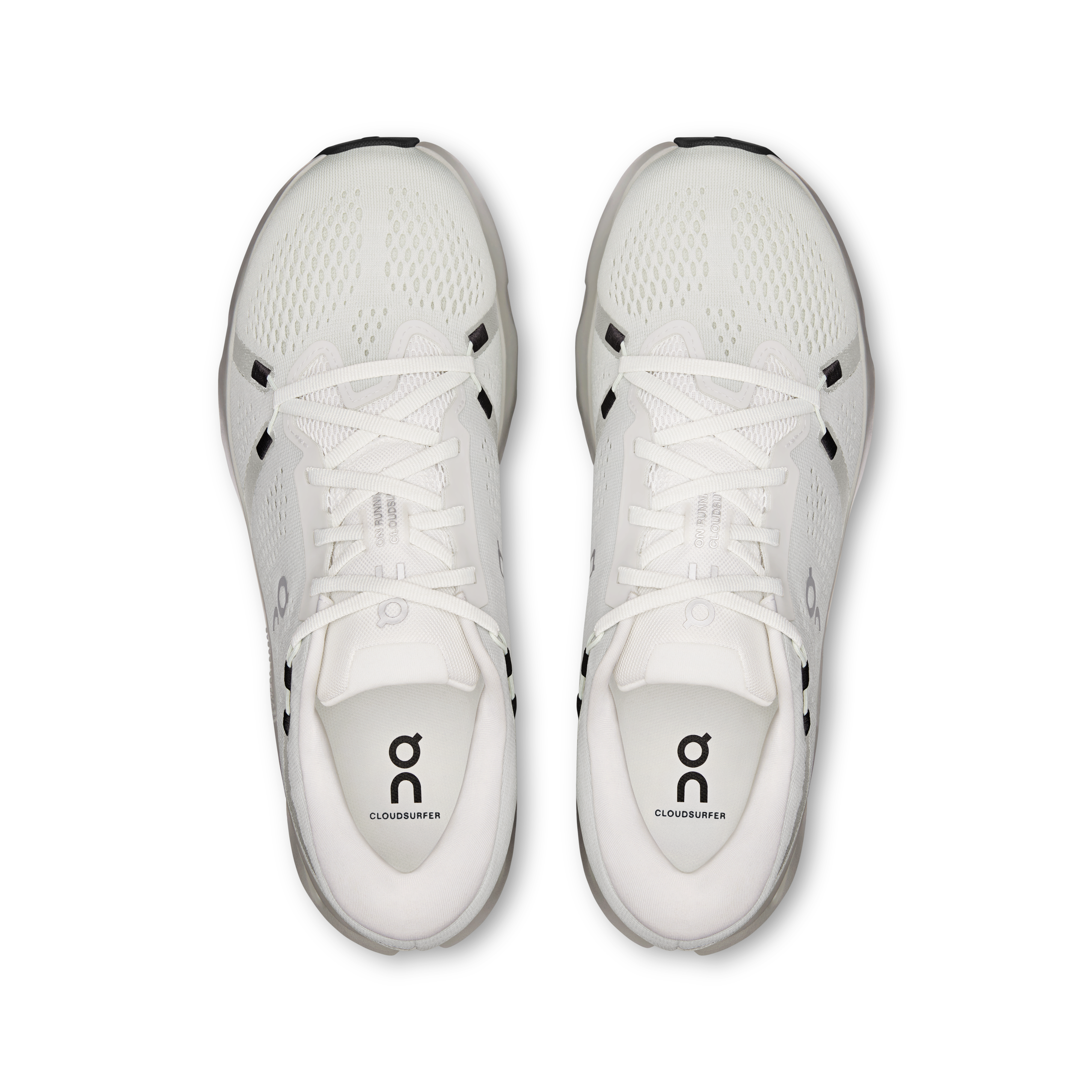 On Cloudsurfer 2 Ivory & Iceberg Homme Running sur route Chaussures