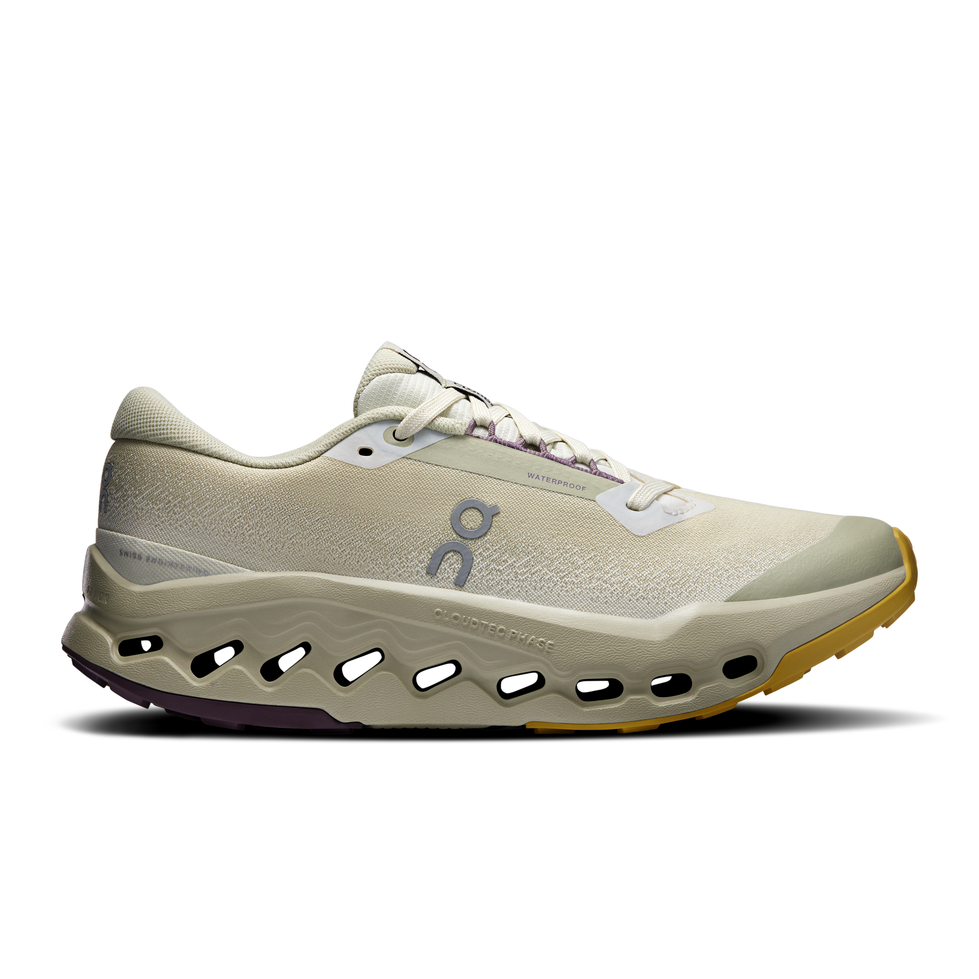 On Cloudsurfer Trail 2 Waterproof Ghost & Chalk Femme – Trail running, foulées agréables Chaussures