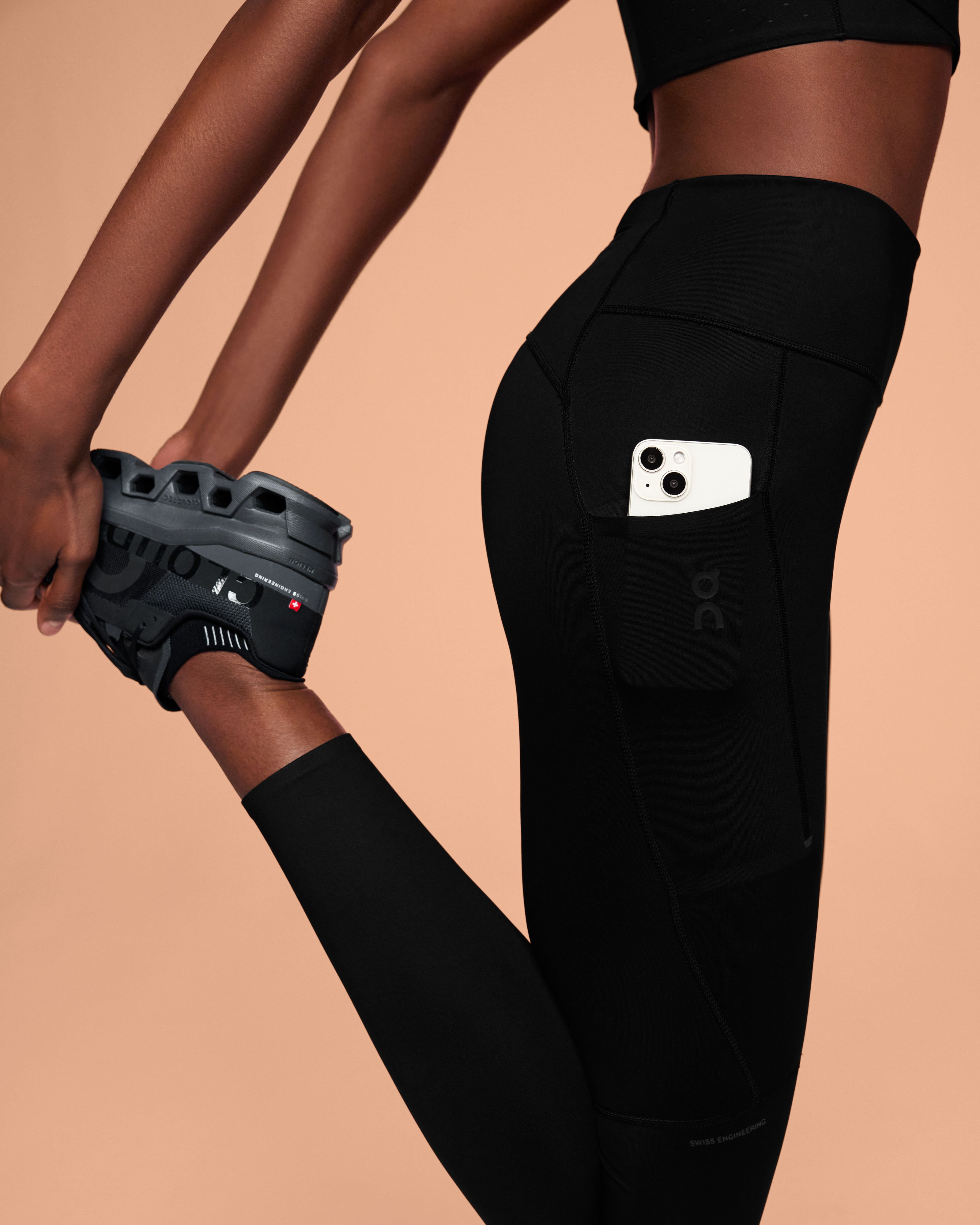On Performance Tights Black Femme Leggings