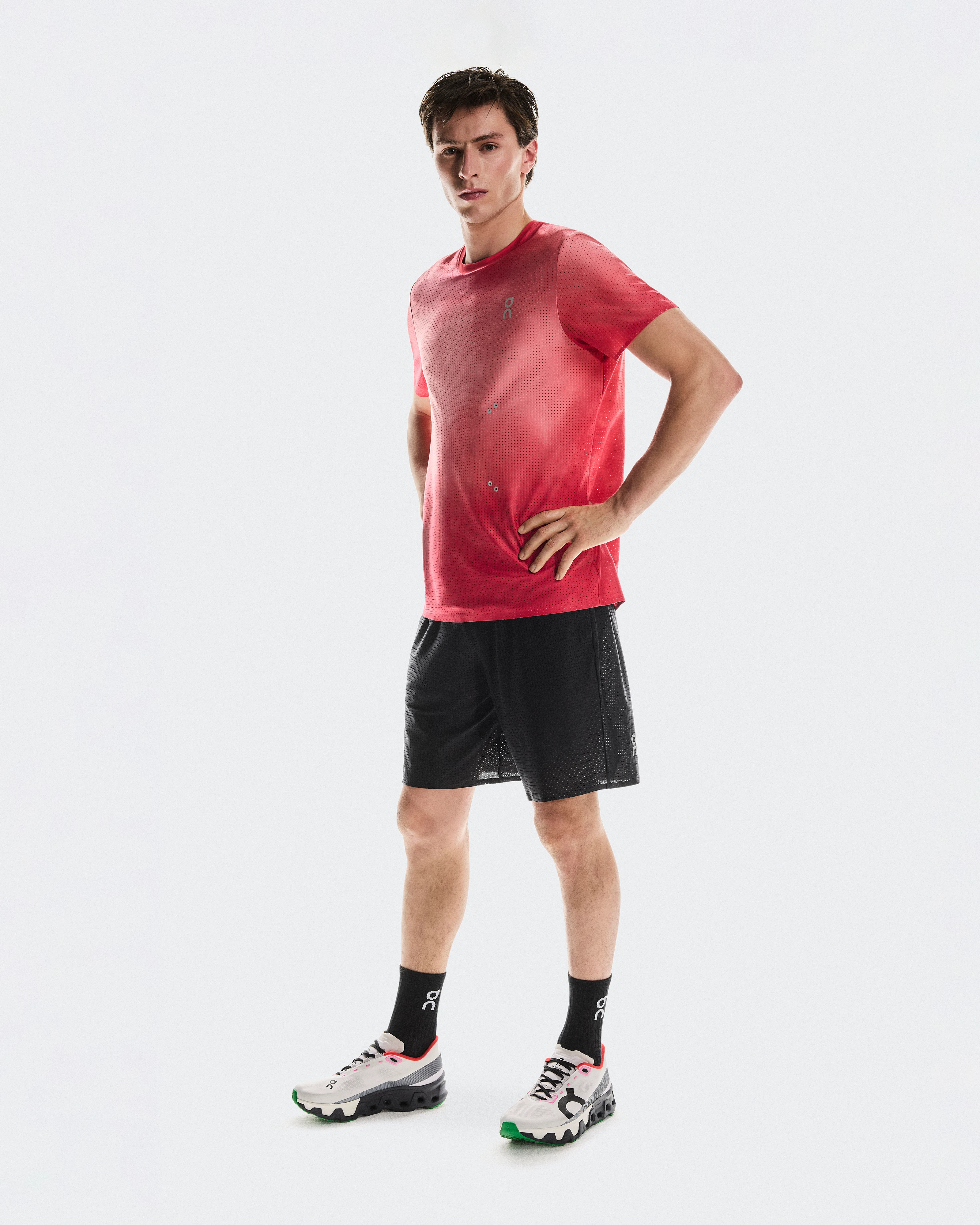 On Pace Mesh Shorts Black Homme Shorts