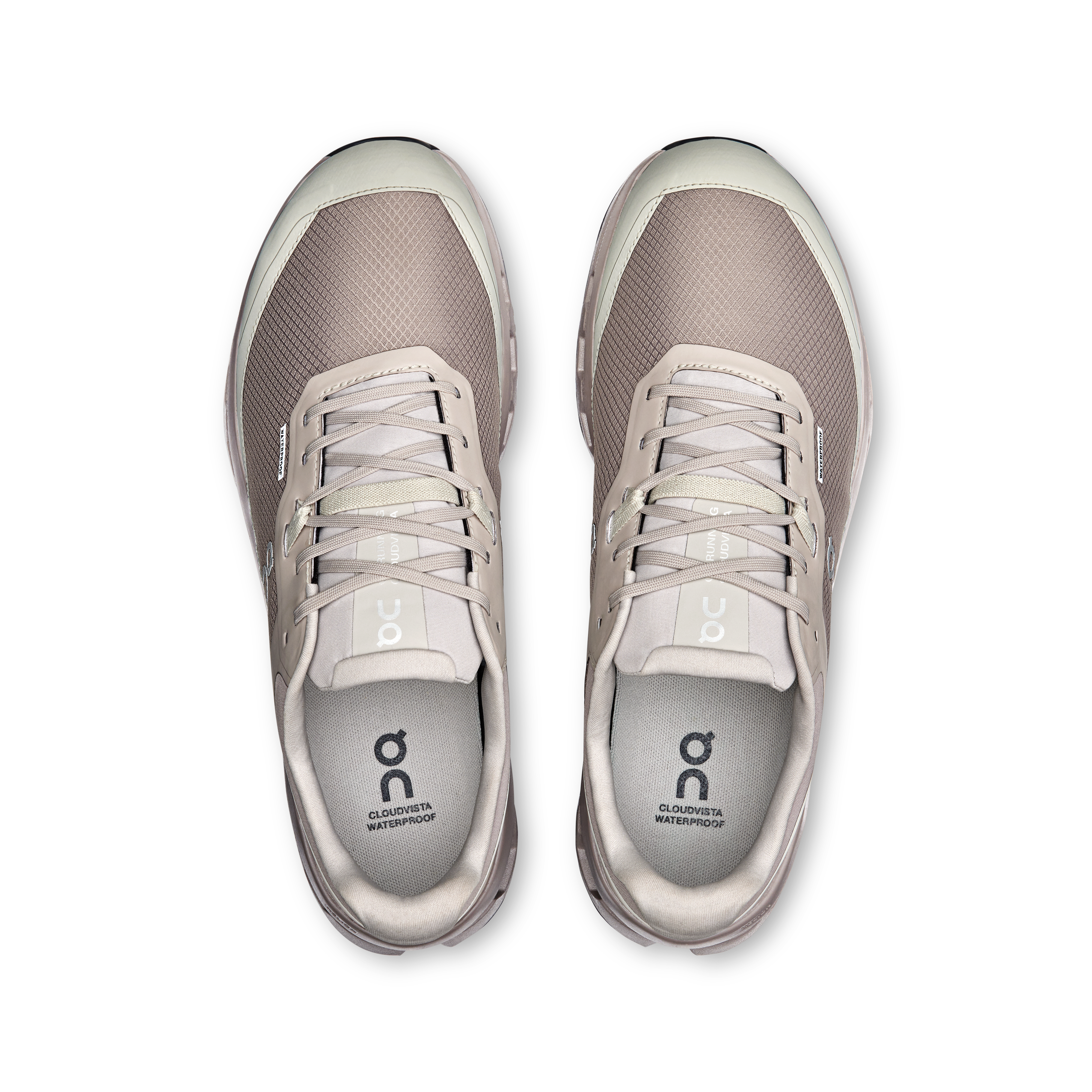 On Cloudvista 2 Waterproof Fog & Cinder Homme Running de trail Chaussures