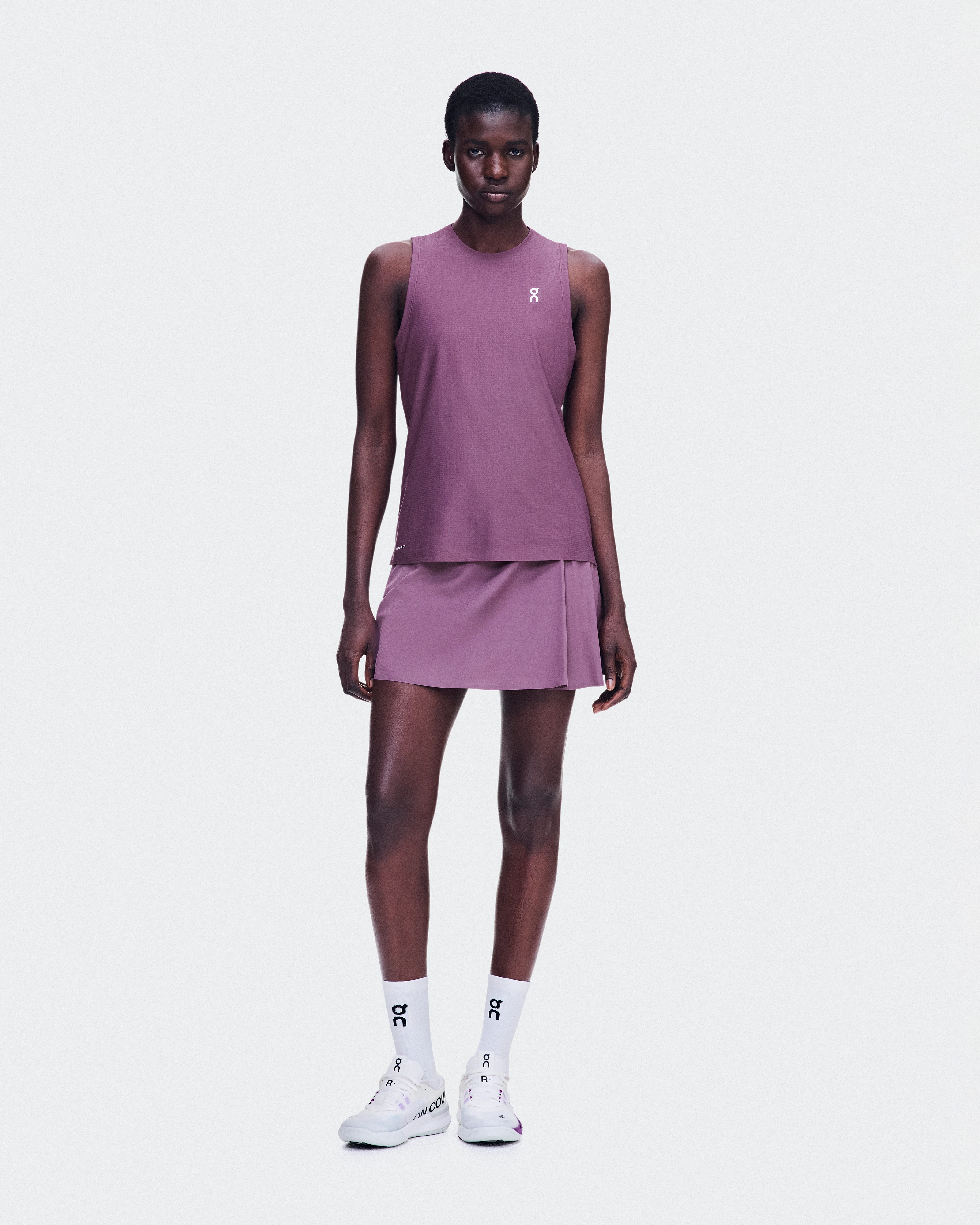 On Court Tank Cassis Femme Hauts et t-shirts