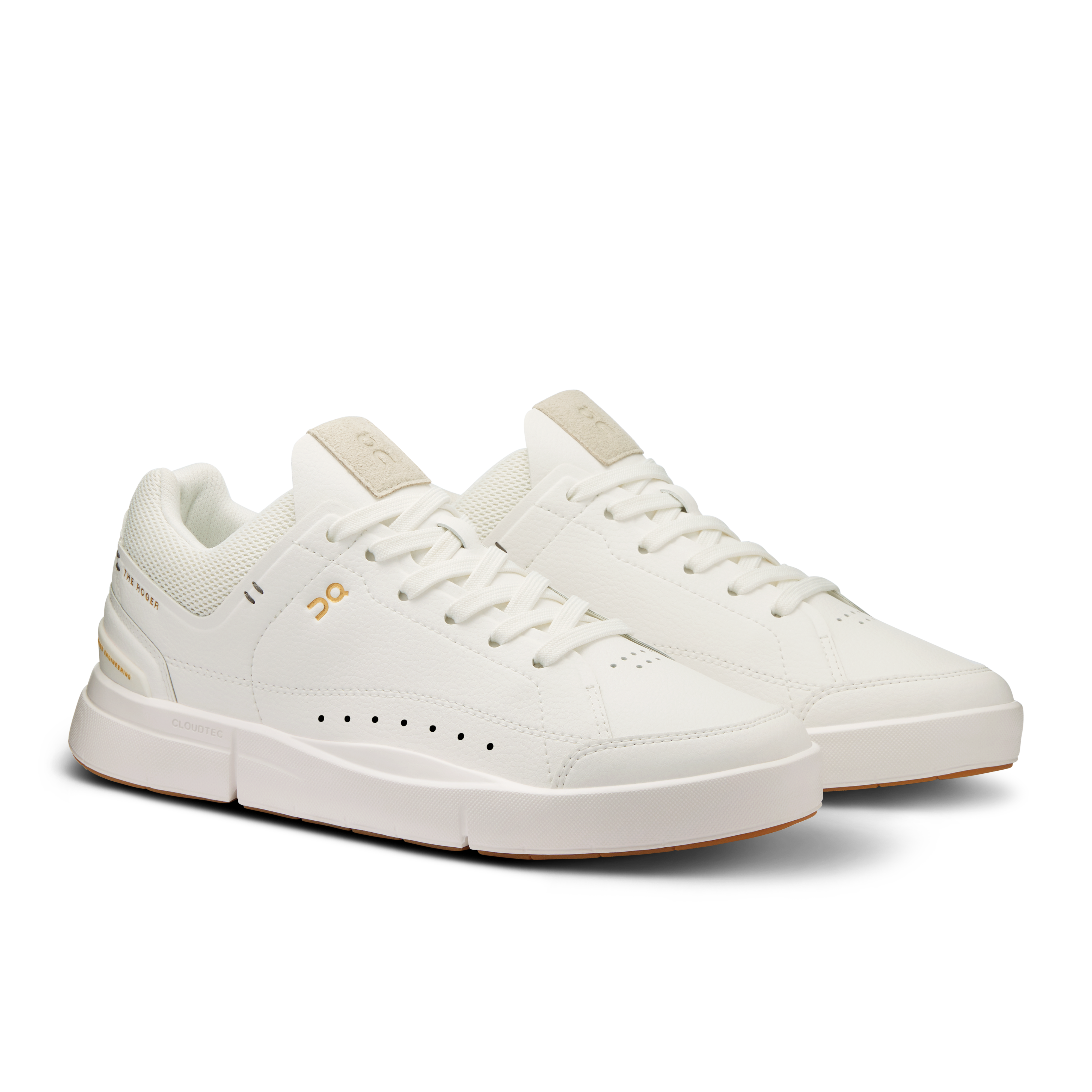 On THE ROGER Centre Court White & Gum Femme Active Life Chaussures