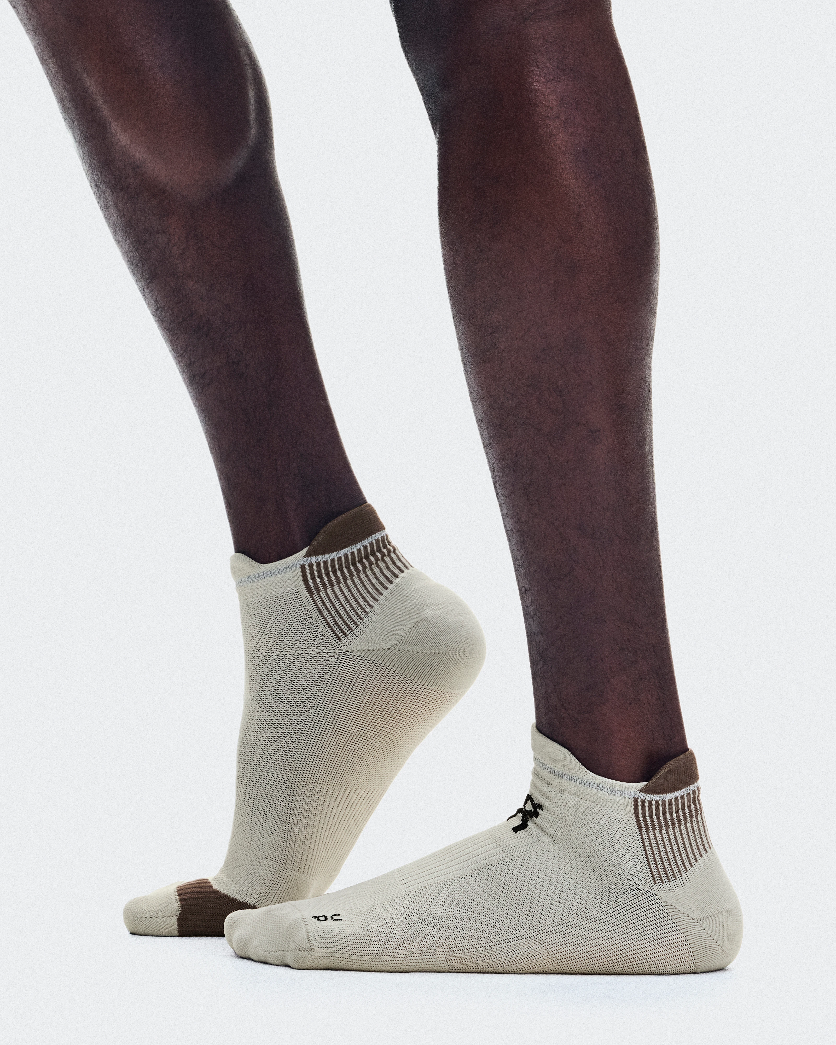 On Performance Run Sock Low Brume & Clove Unisexe Chaussettes