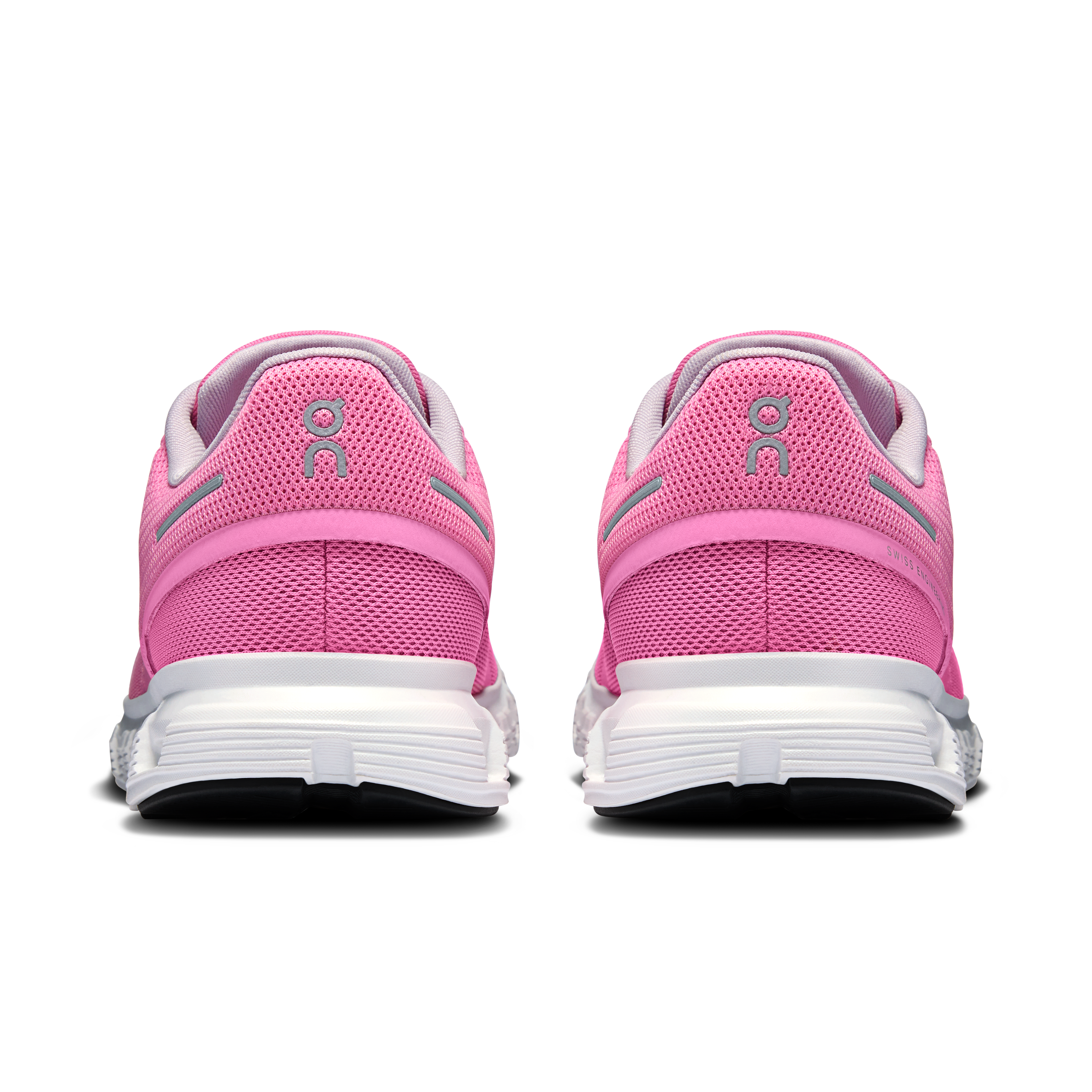 On Cloud 6 Raspberry & White Femme Active Life Chaussures