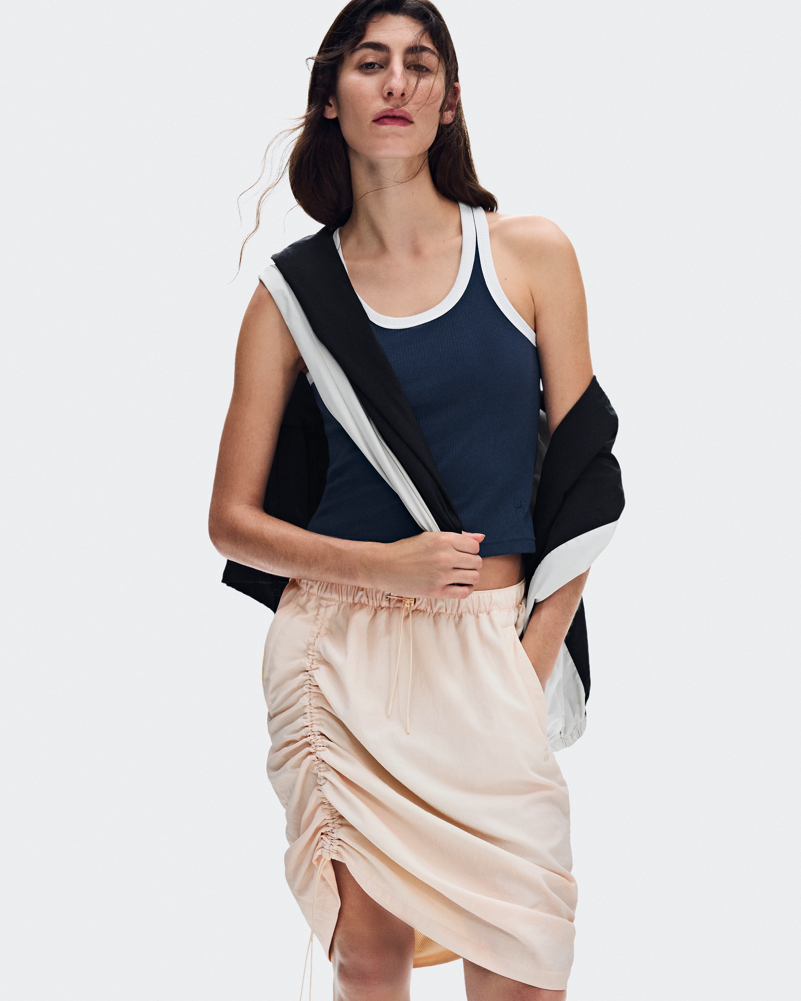 On All-Day Ribbed Tank Midnight Femme Hauts et t-shirts