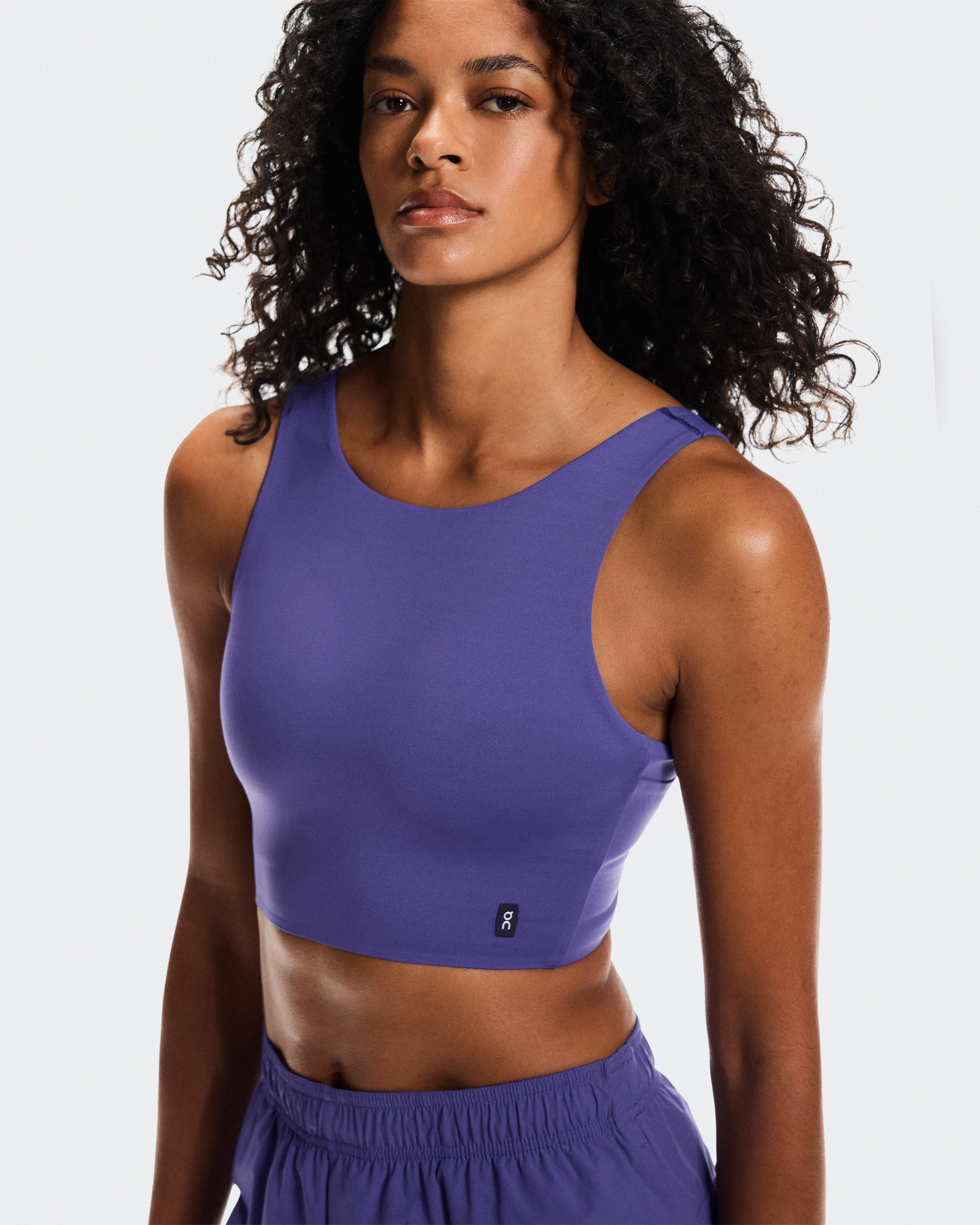 On Core 2-in-1 Crop Twilight Femme Hauts et t-shirts