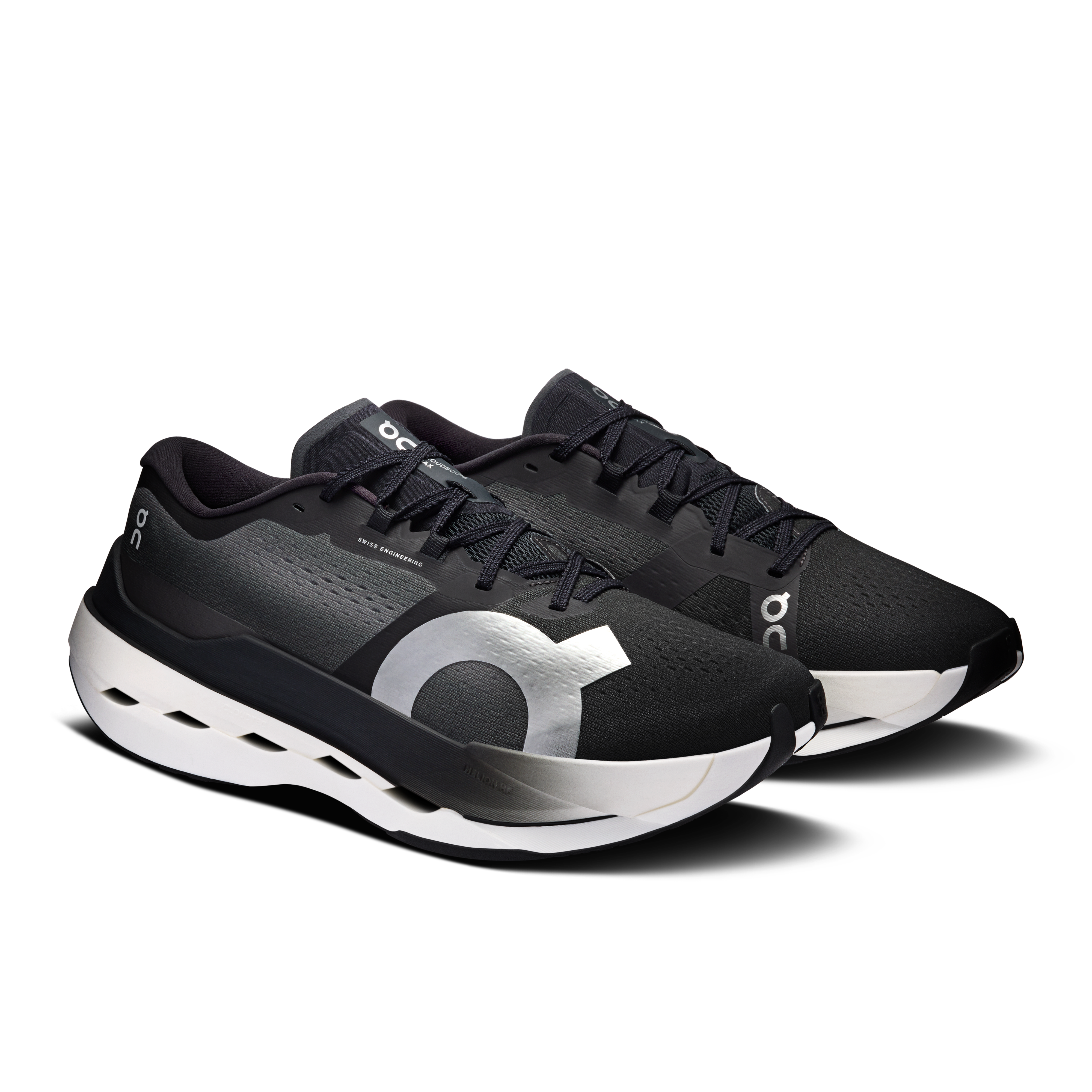 On Cloudboom Max All Black Homme Running sur route Chaussures