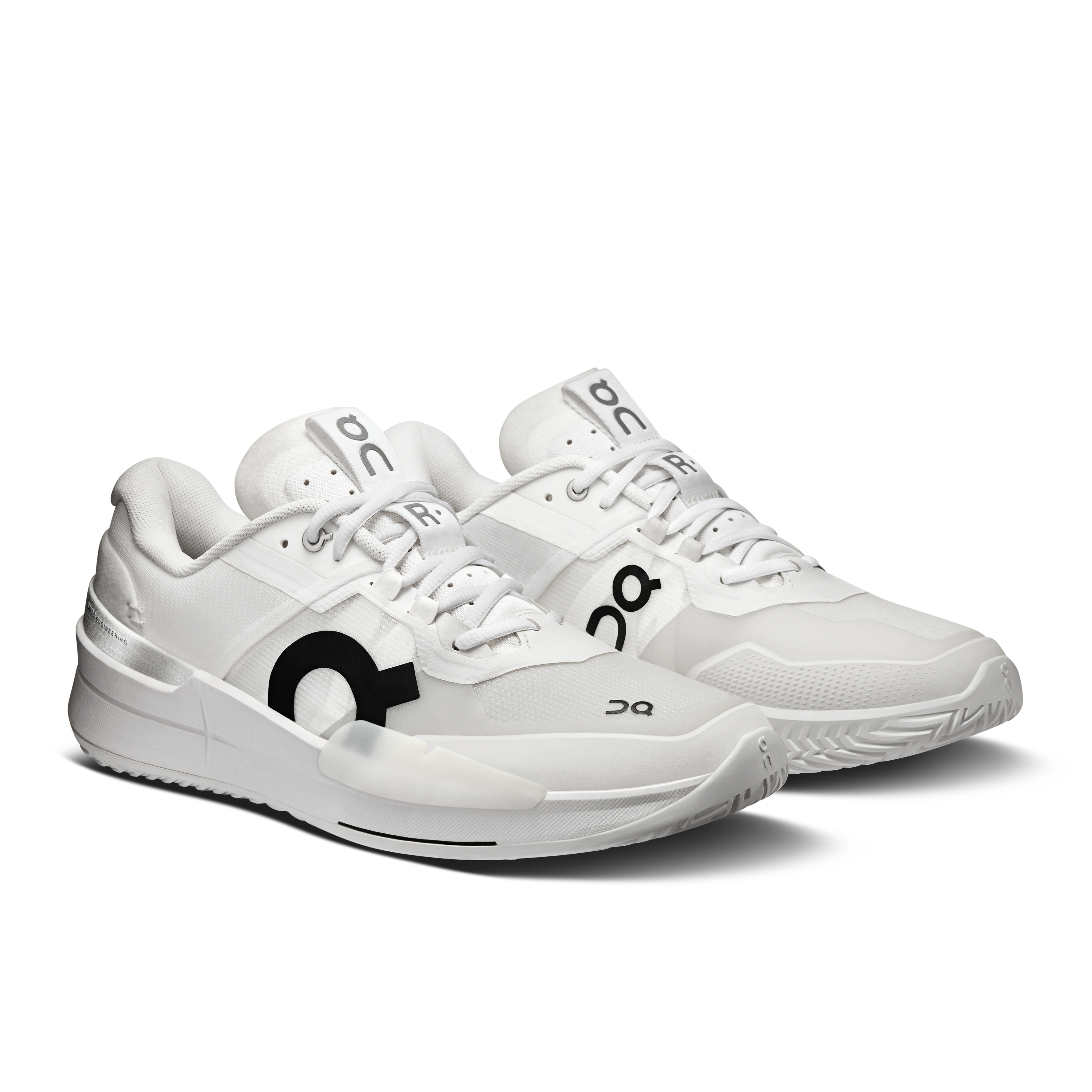 On THE ROGER Pro 2 All White Homme Tennis Chaussures