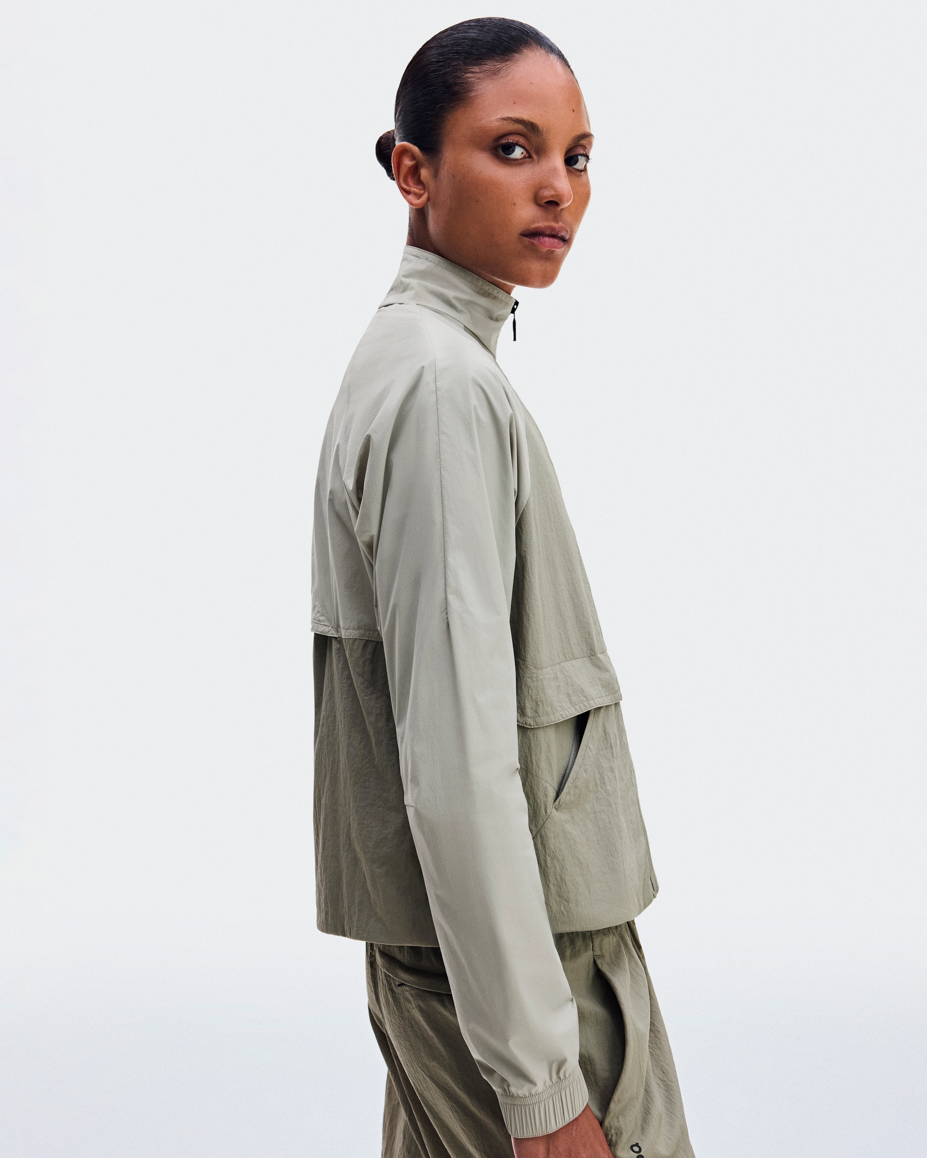 On All-Day Track Jacket Vetiver & Brume Femme Athlétisme