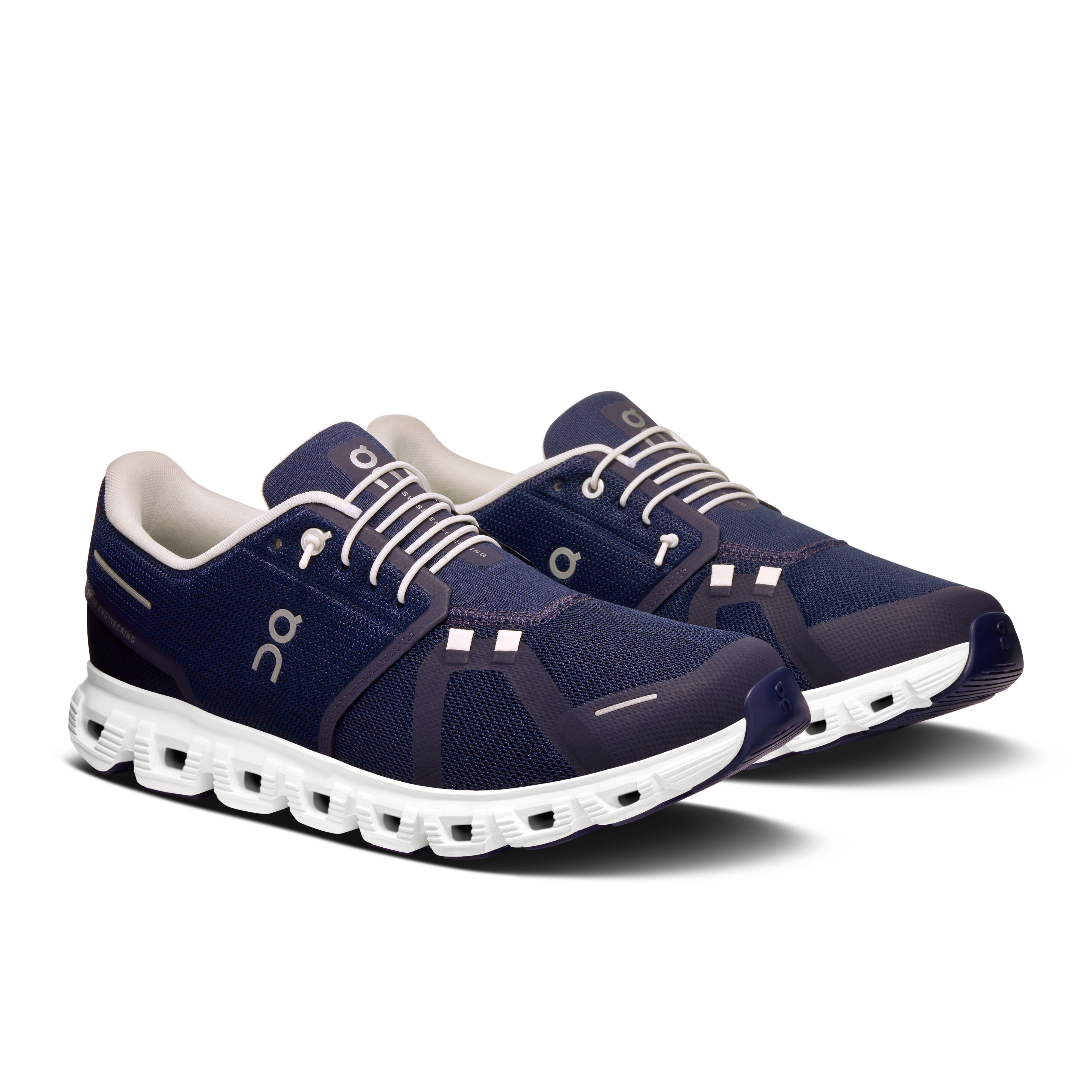 On Cloud 6 Midnight & White Homme Active Life Chaussures