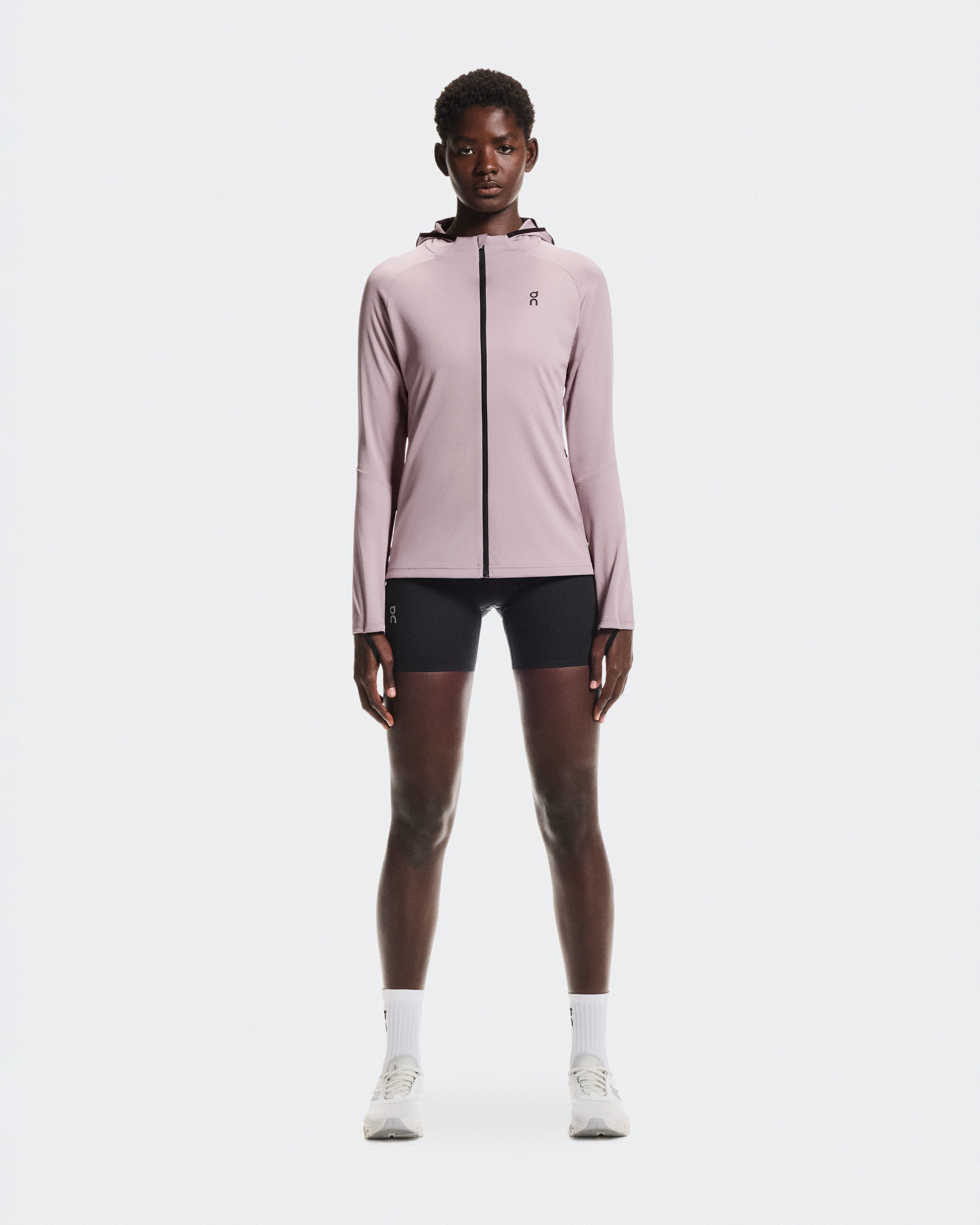 On Climate Zip Hoodie Heron Femme Sweats à capuche et sweats