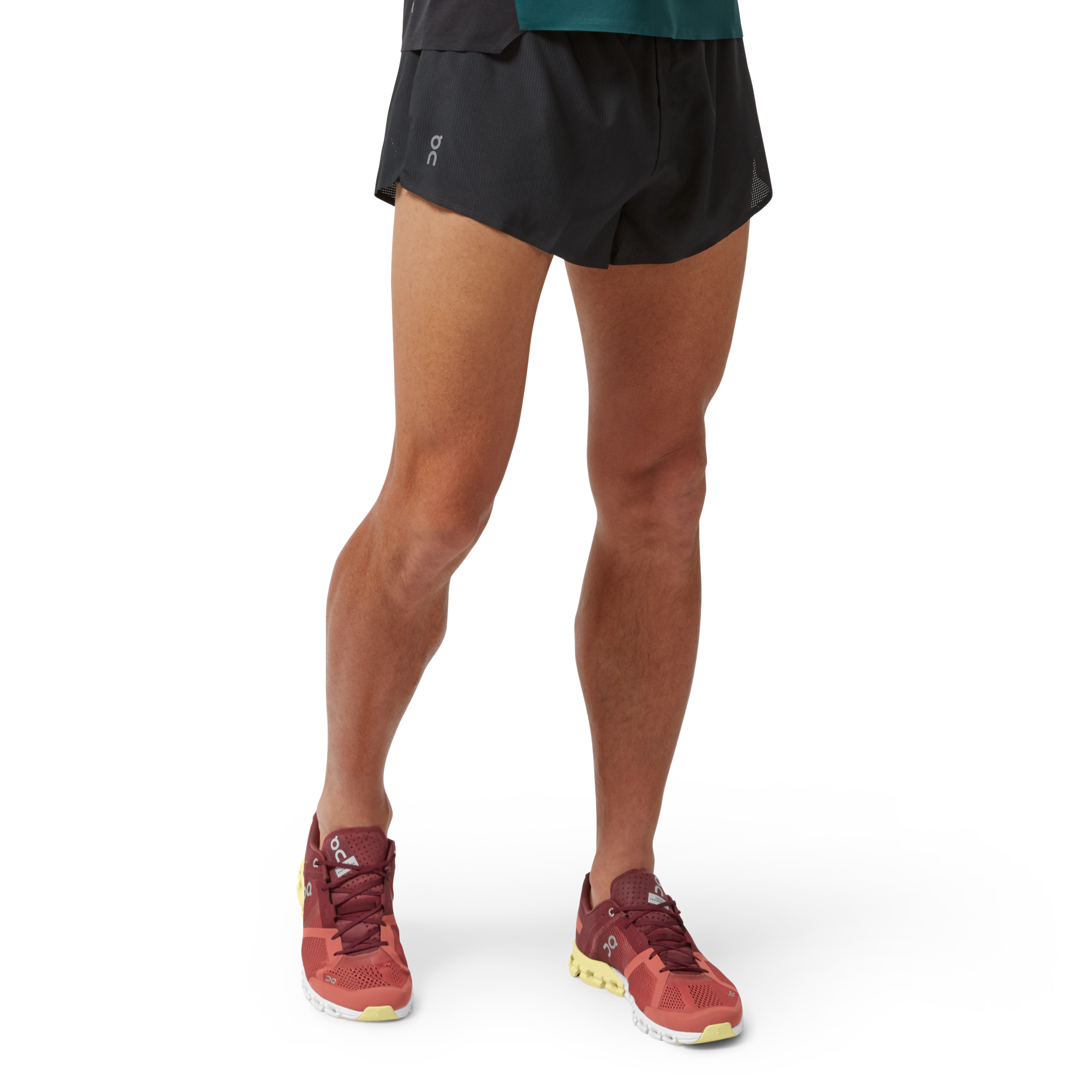 On Race Shorts Black Homme – Compétition, entraînement par temps chaud, séchage rapide Shorts