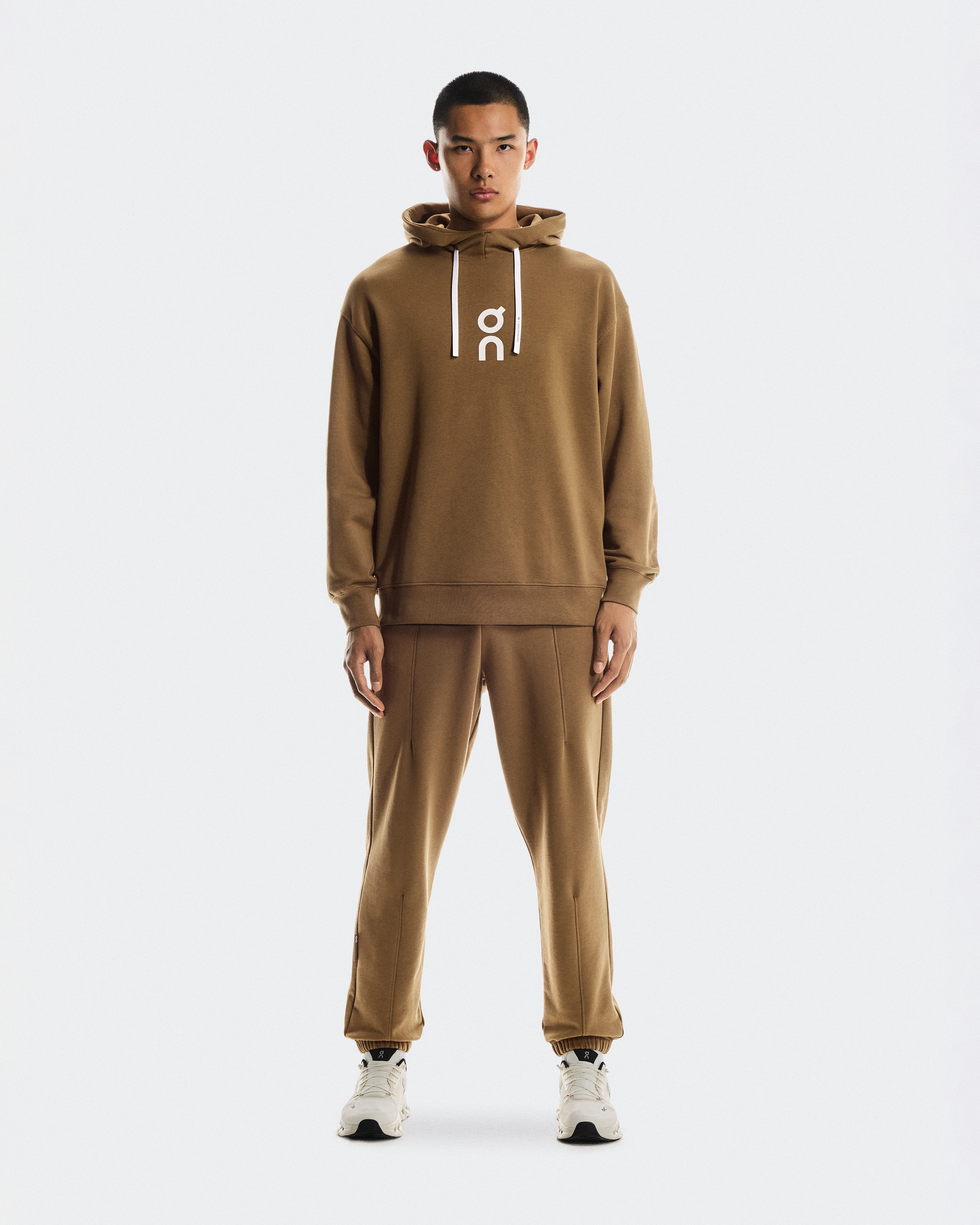 On Club Hoodie Nutmeg Homme Sweats à capuche et sweats