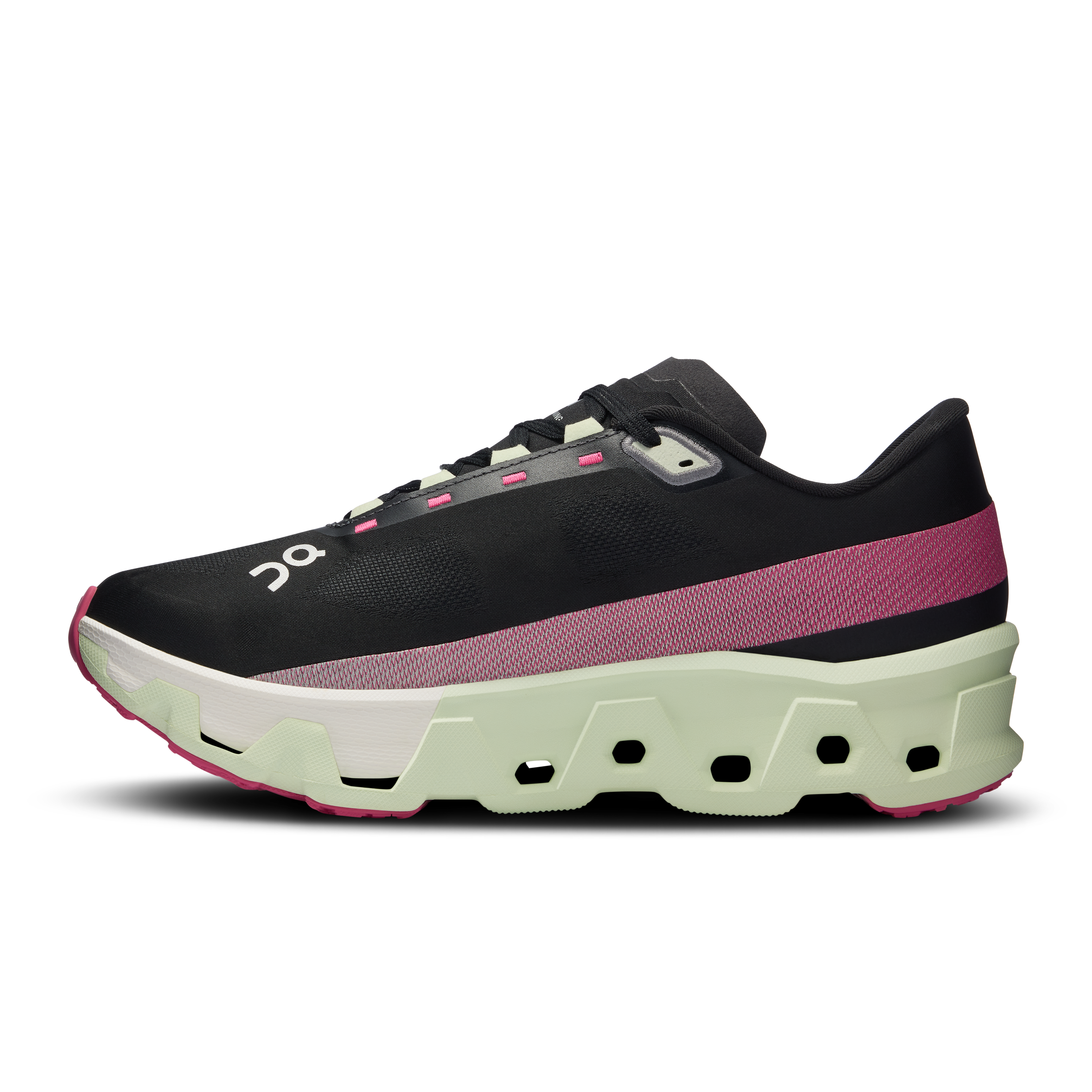 On Cloudmonster Hyper Black & Lima Homme Running sur route Chaussures