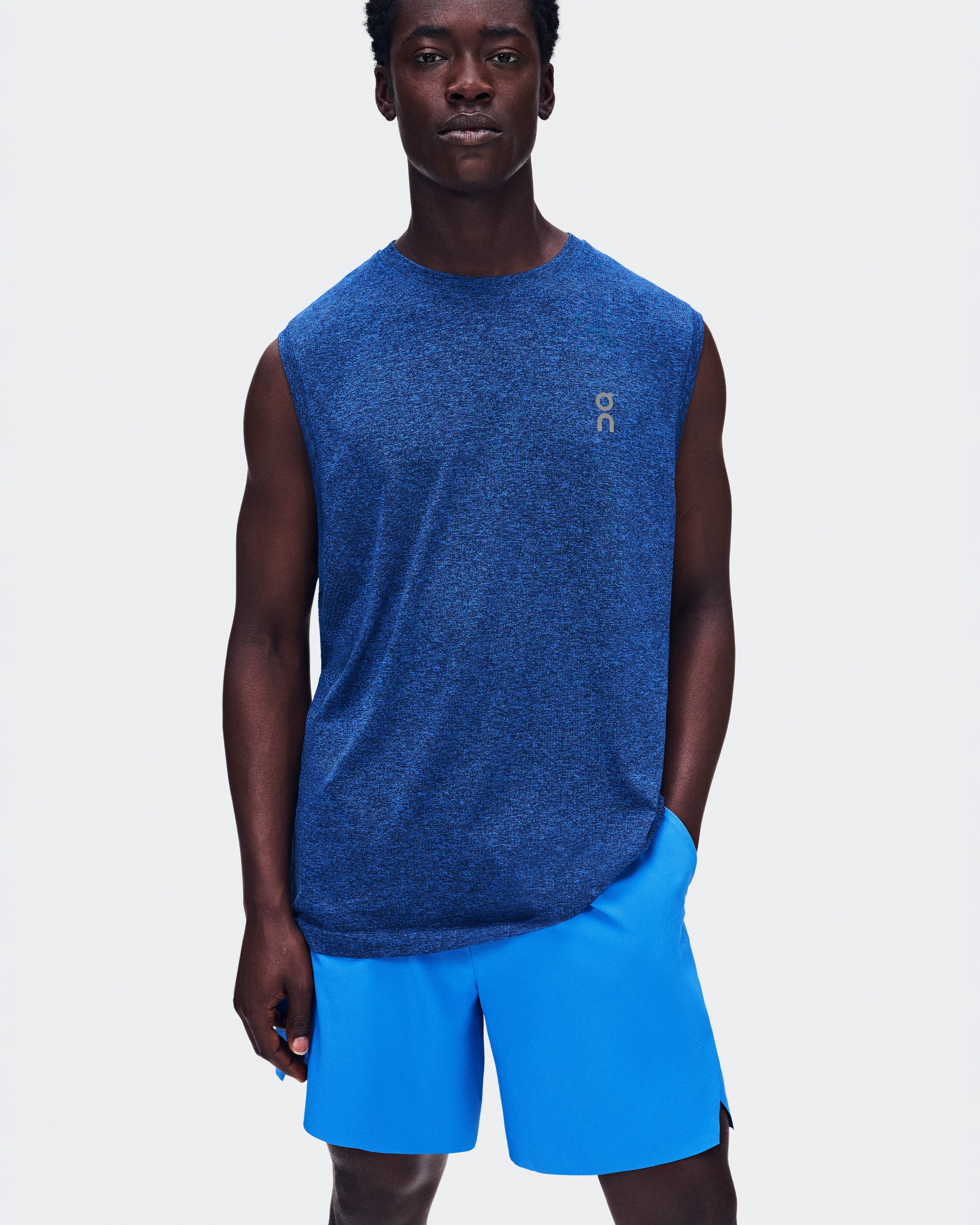 On Train Flex Tank Jay Heather Homme Hauts et t-shirts