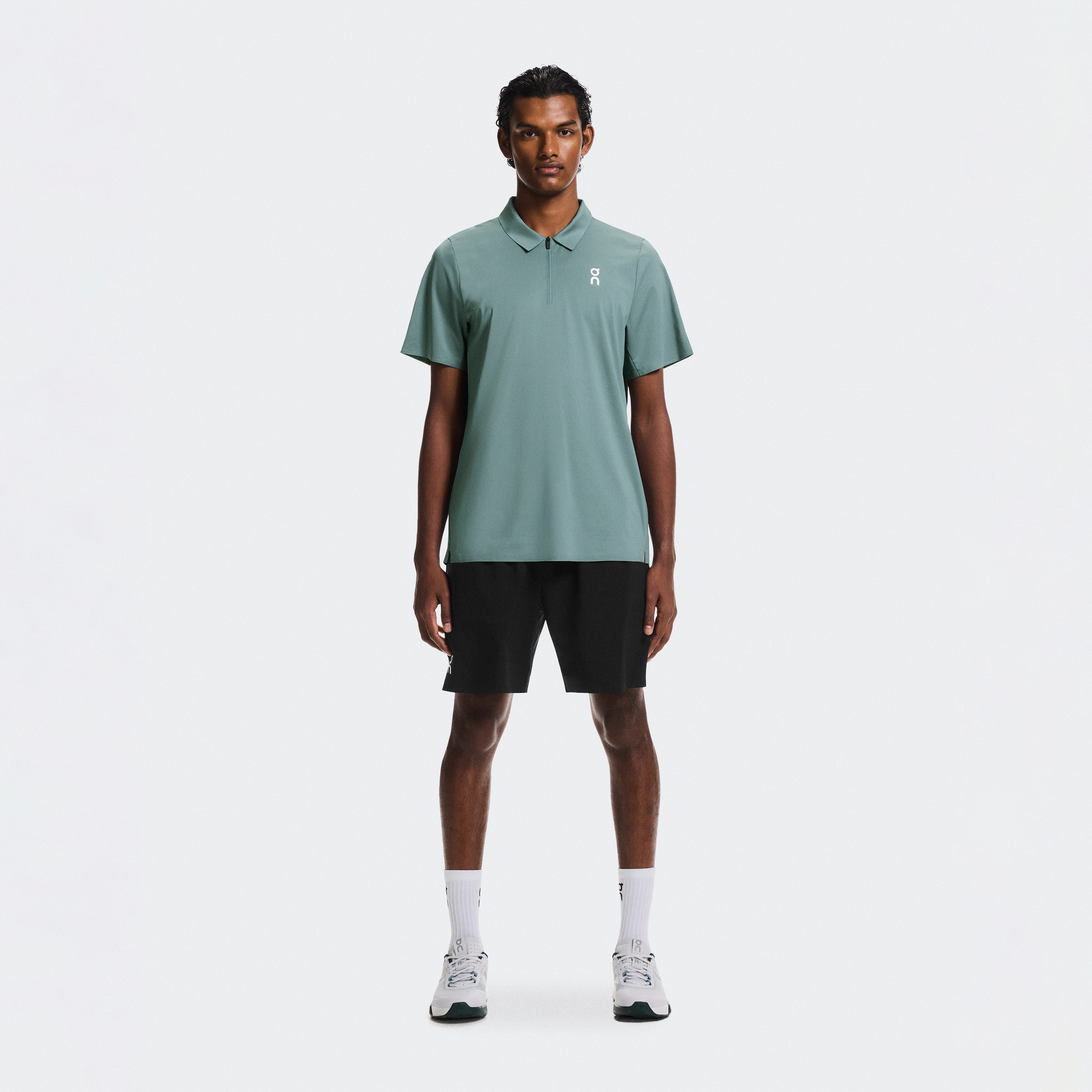 On 7" Court Shorts Black Homme – Tennis Shorts