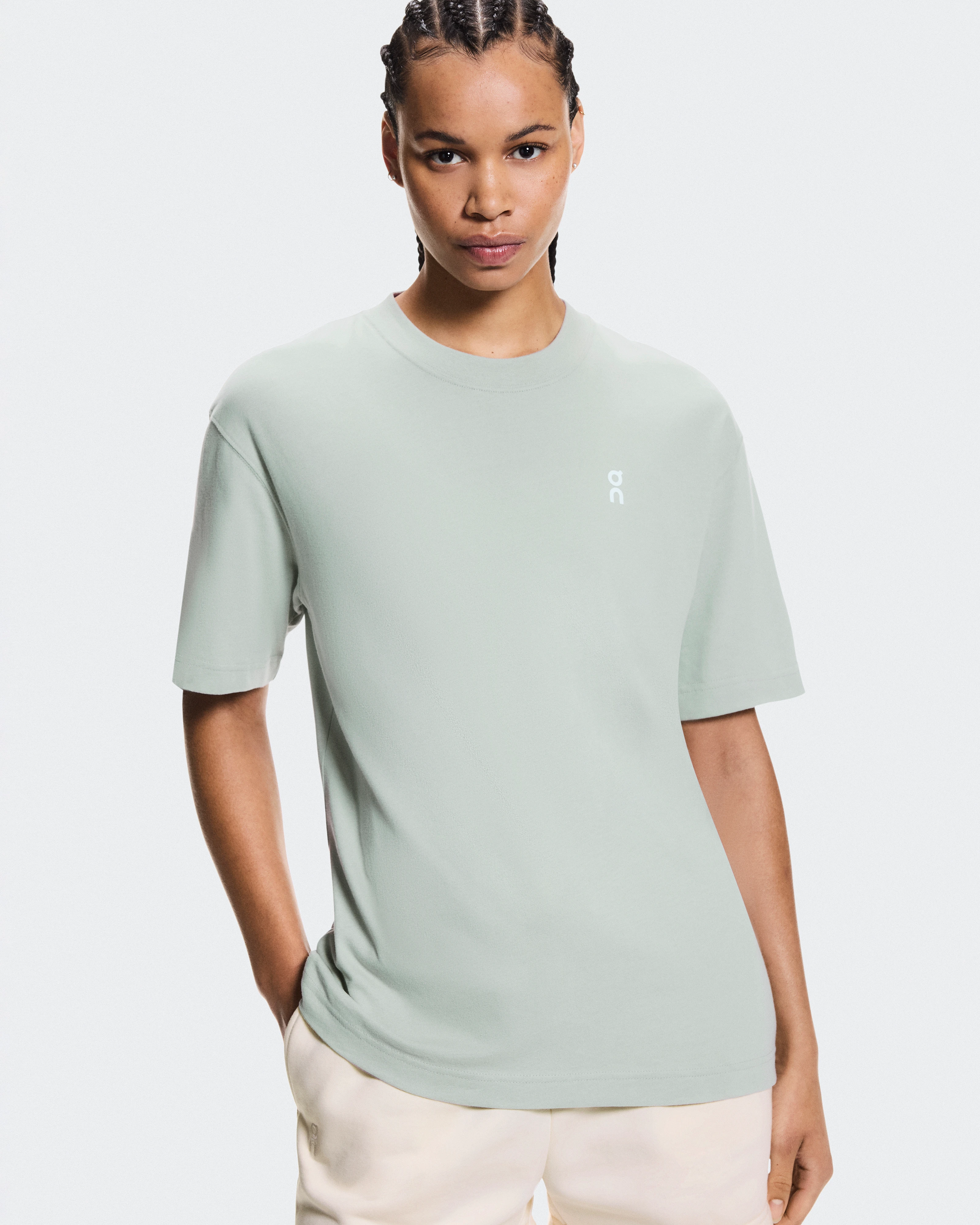 On Club-T Mineral Femme Hauts et t-shirts