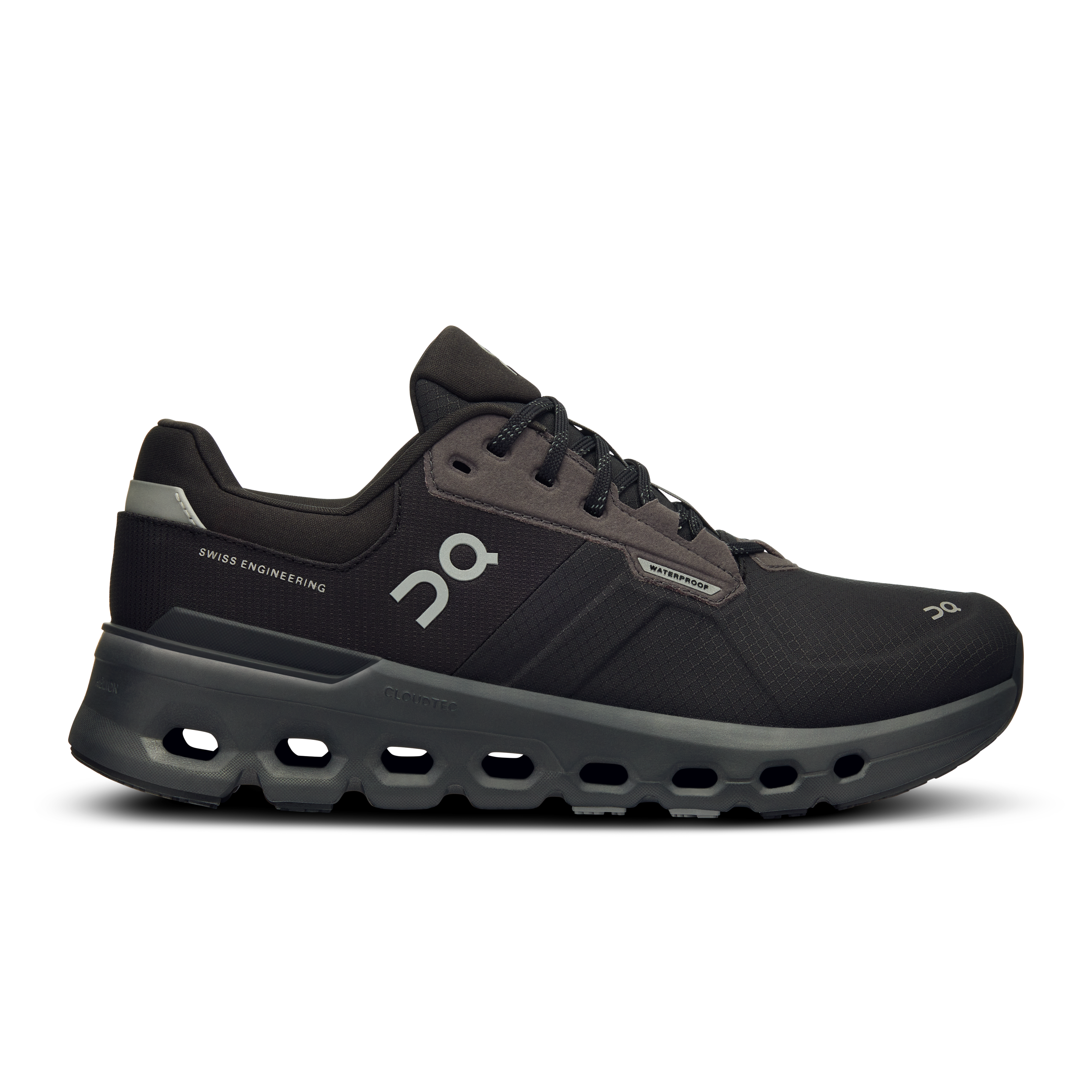 On Cloudrunner 2 Waterproof Magnet & Black Femme – Running sur route, imperméabilité, super-mousse Helion™ Chaussures