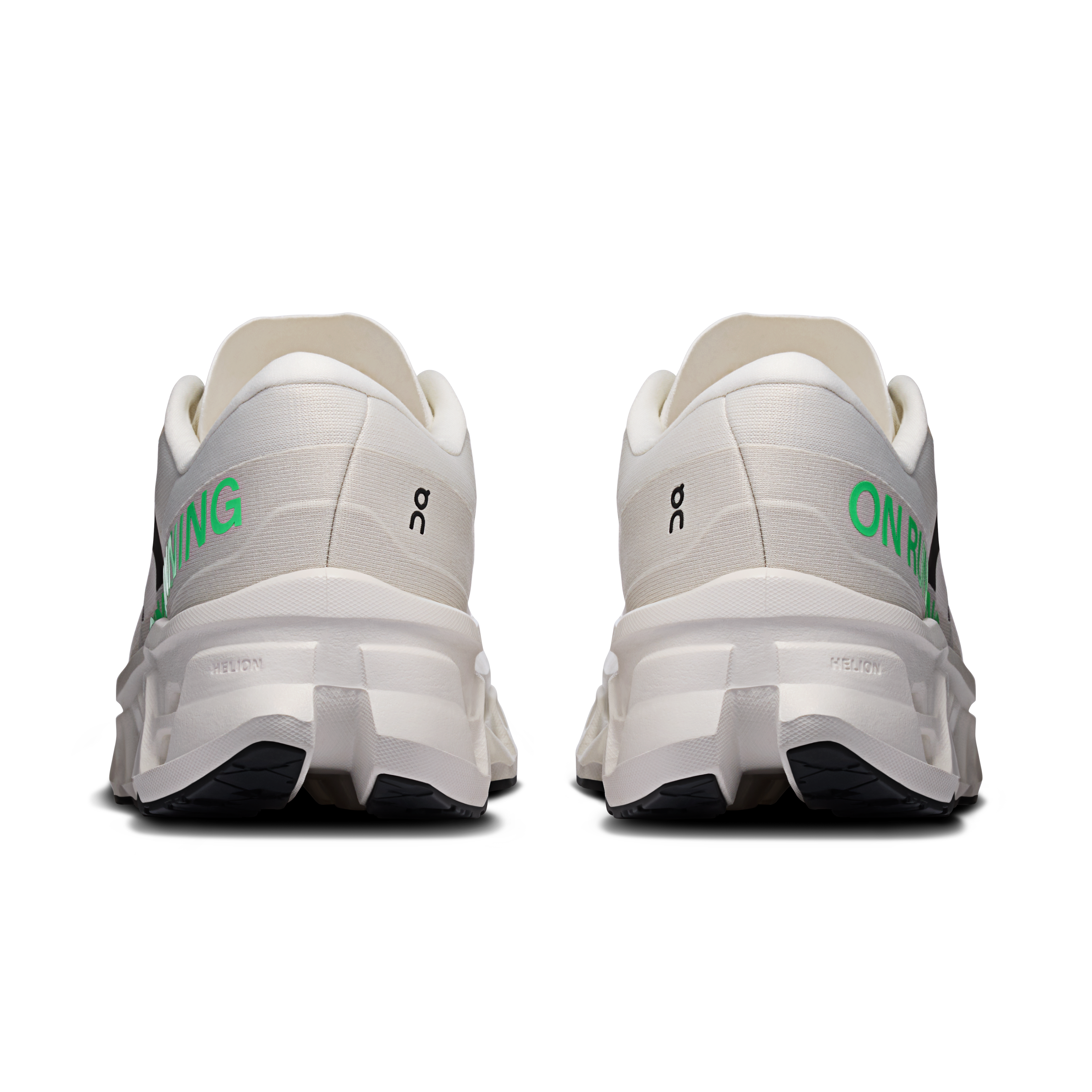 On Cloudmonster 3 Wide Ivory & Ivory Homme Running sur route Chaussures