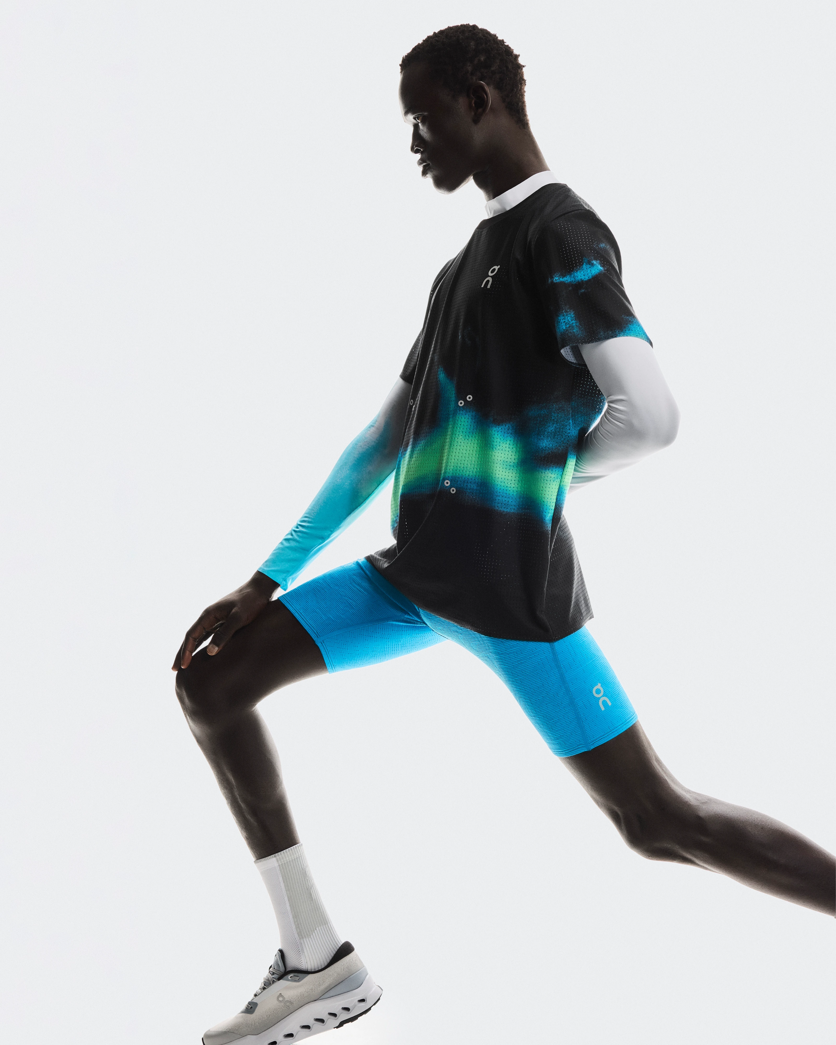 On Pace Tights Short Malibu Homme Leggings