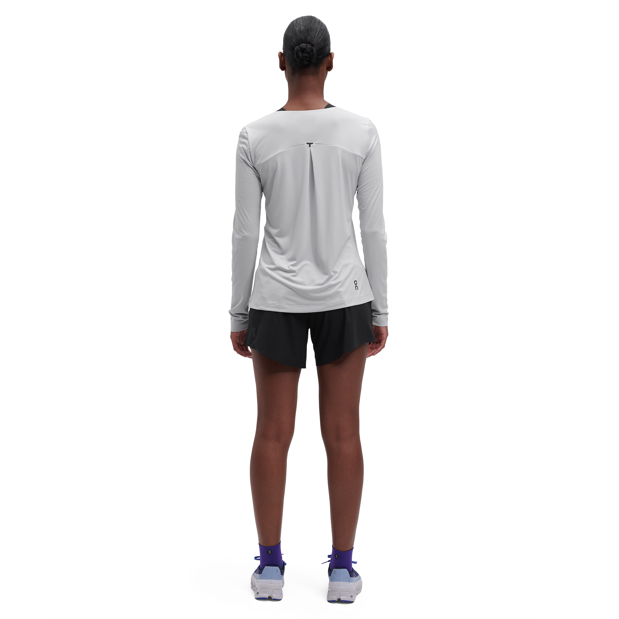 On 5" Running Shorts Black Femme Shorts
