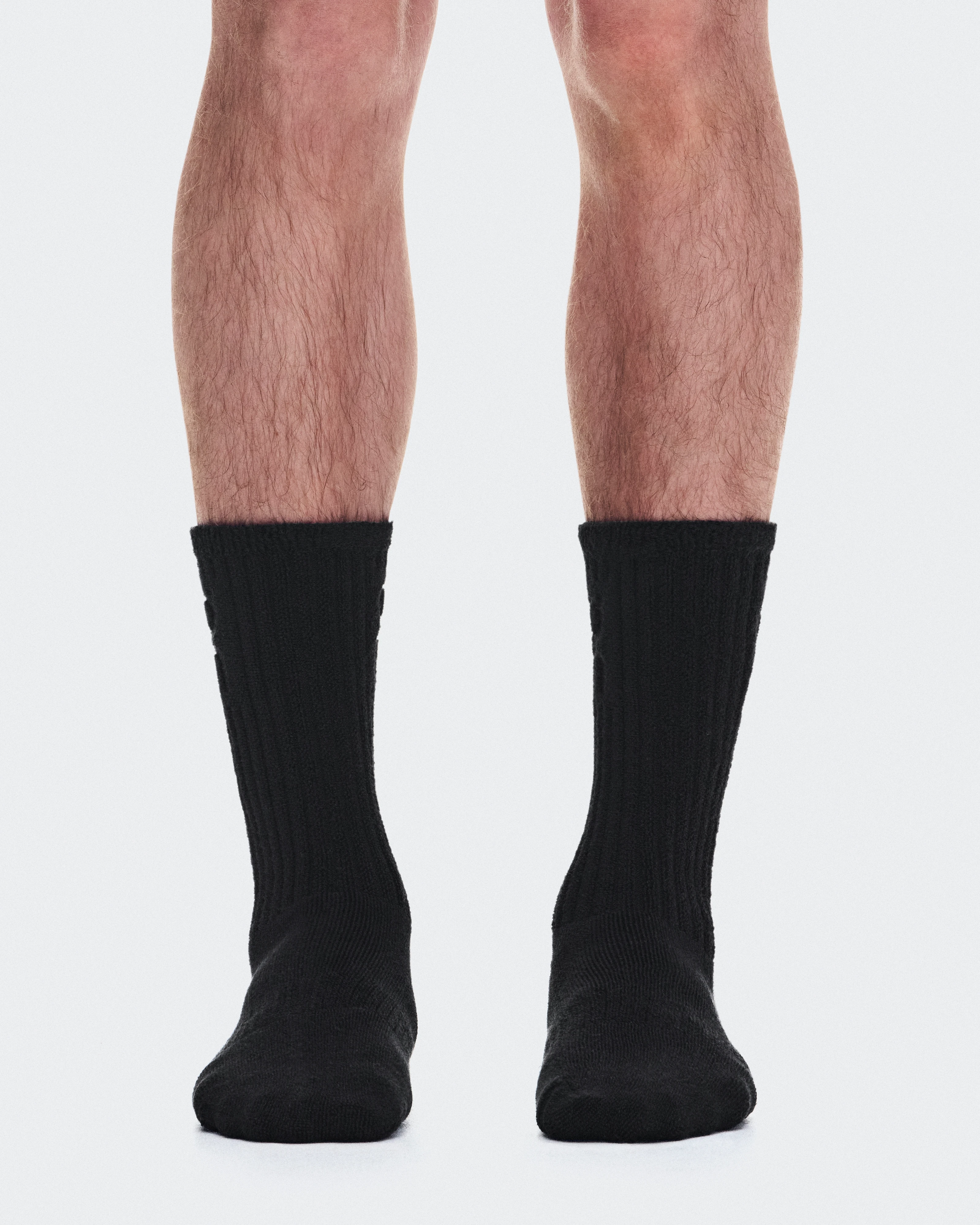 On Terry Sock High Black Unisexe Chaussettes