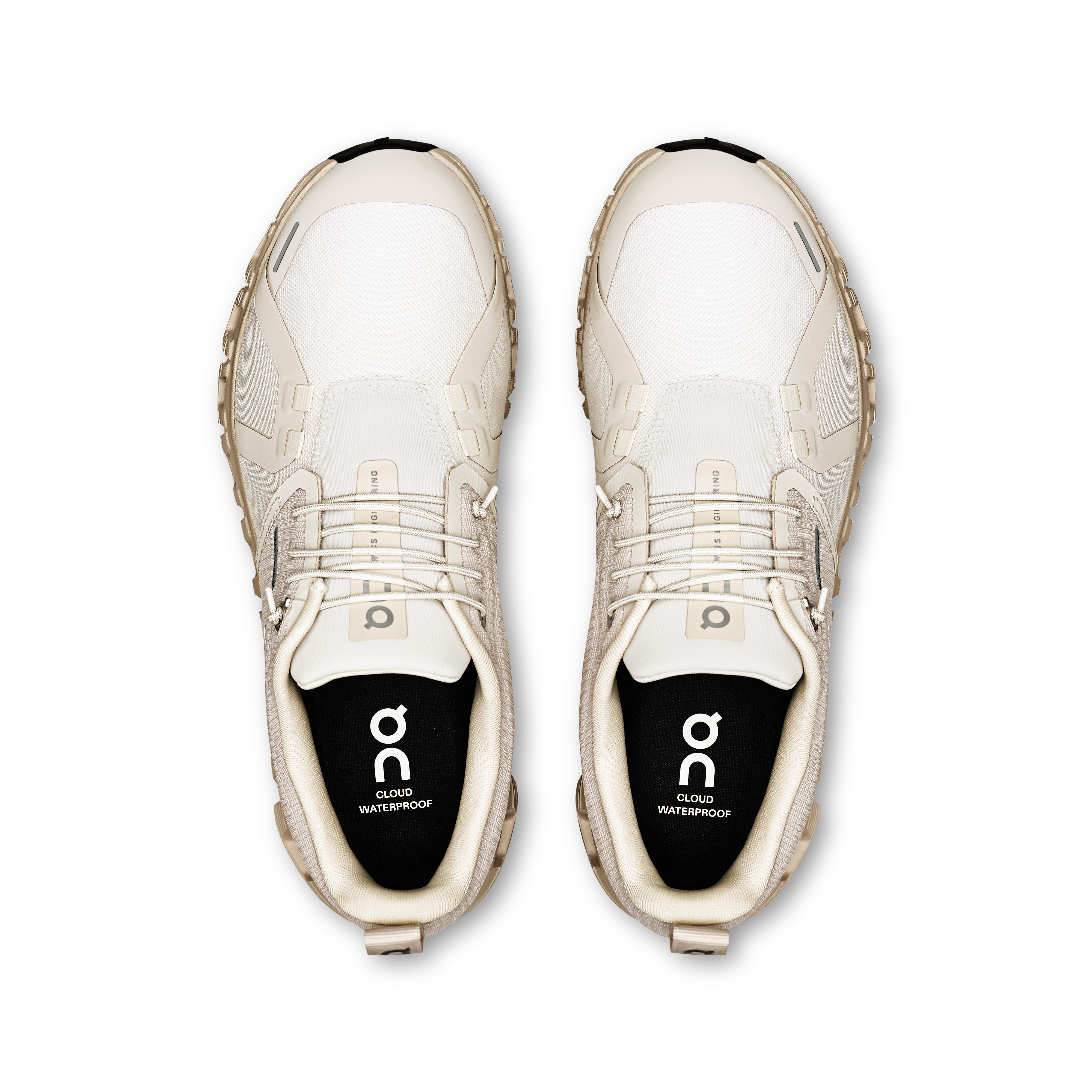 On Cloud 6 Waterproof Pearl & Cream Femme Active Life Chaussures
