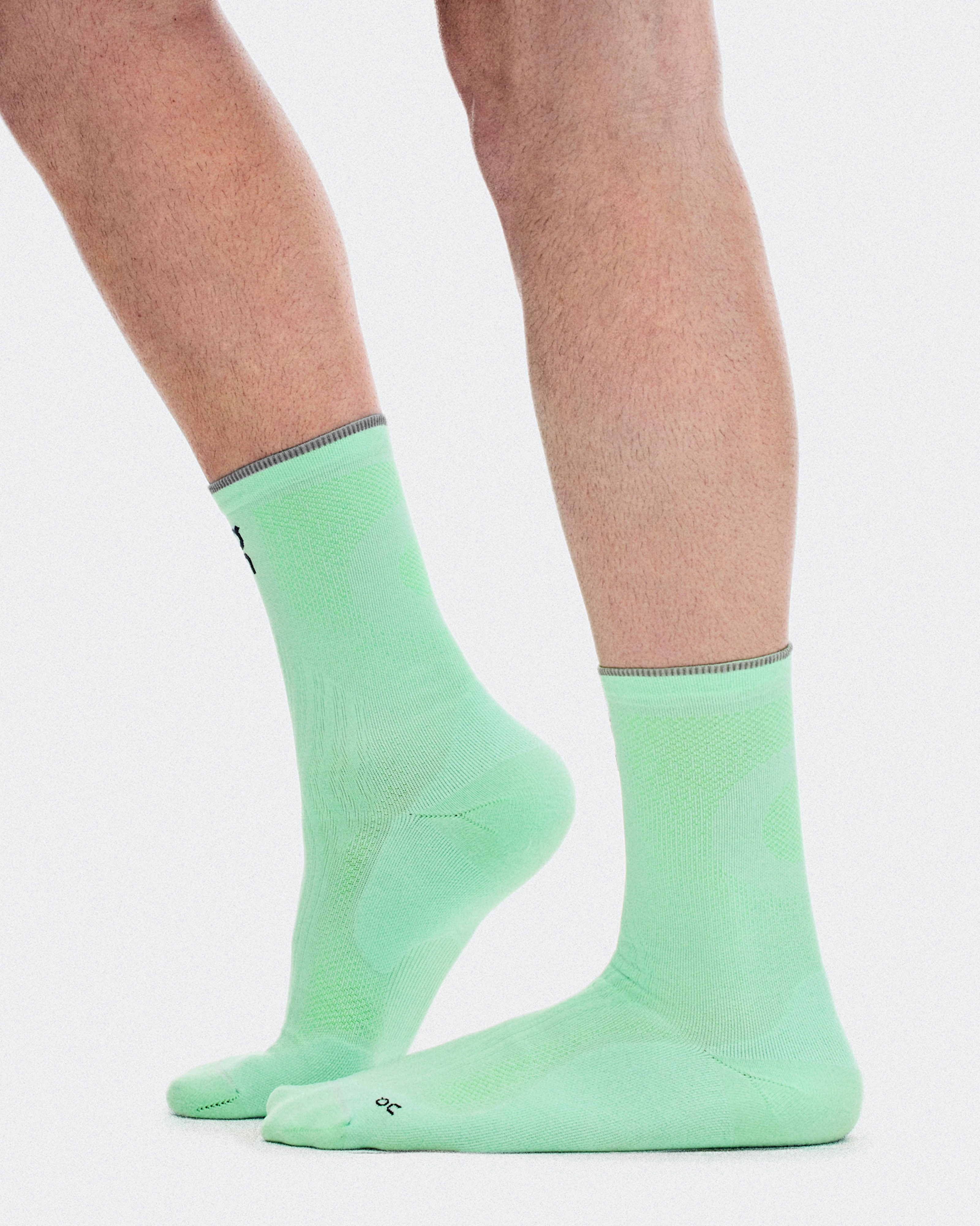 On Elite Run Sock High Hyper Celeste & Verdite Unisexe Chaussettes
