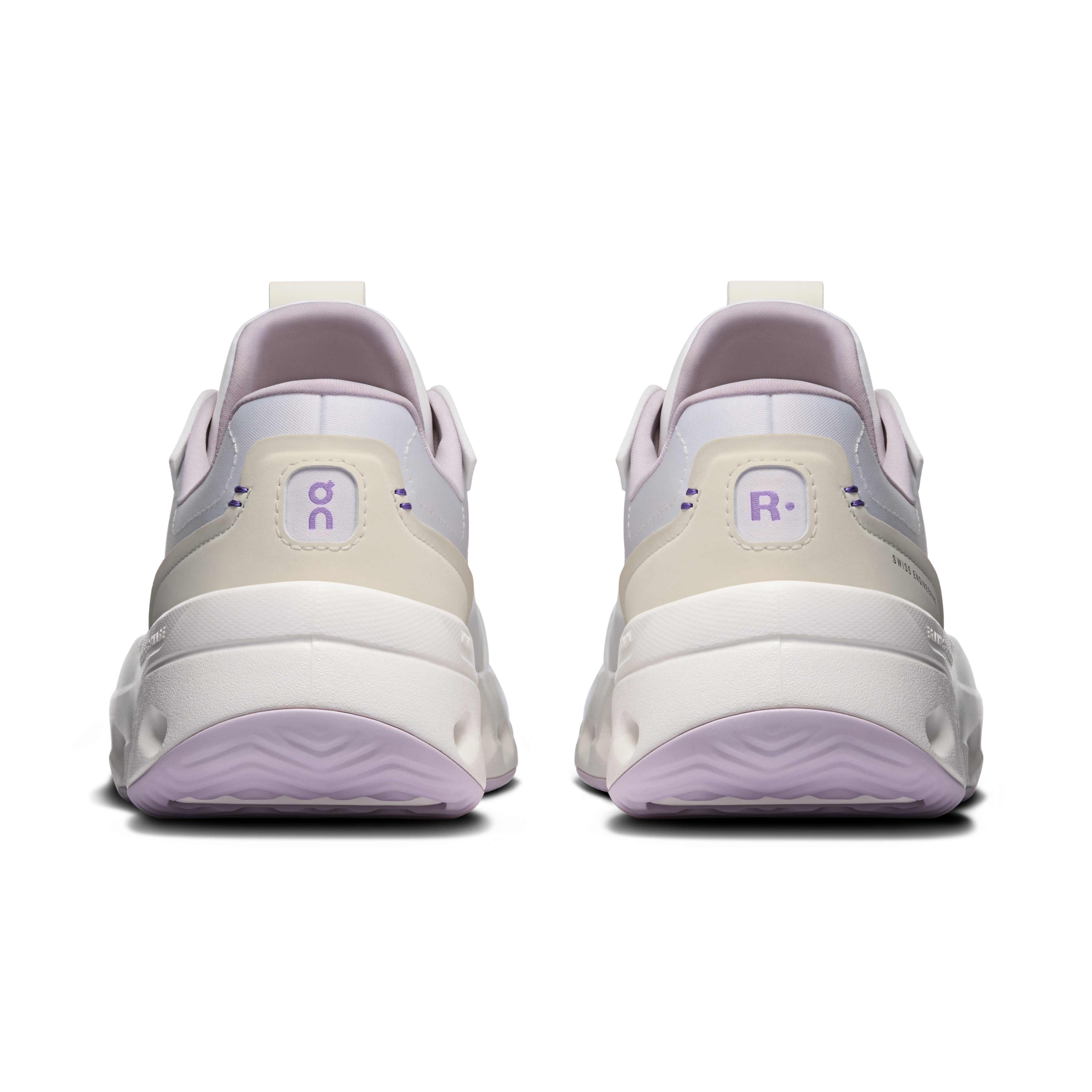 On THE ROGER Wildcard Ivory & Orchid Femme Tennis Chaussures