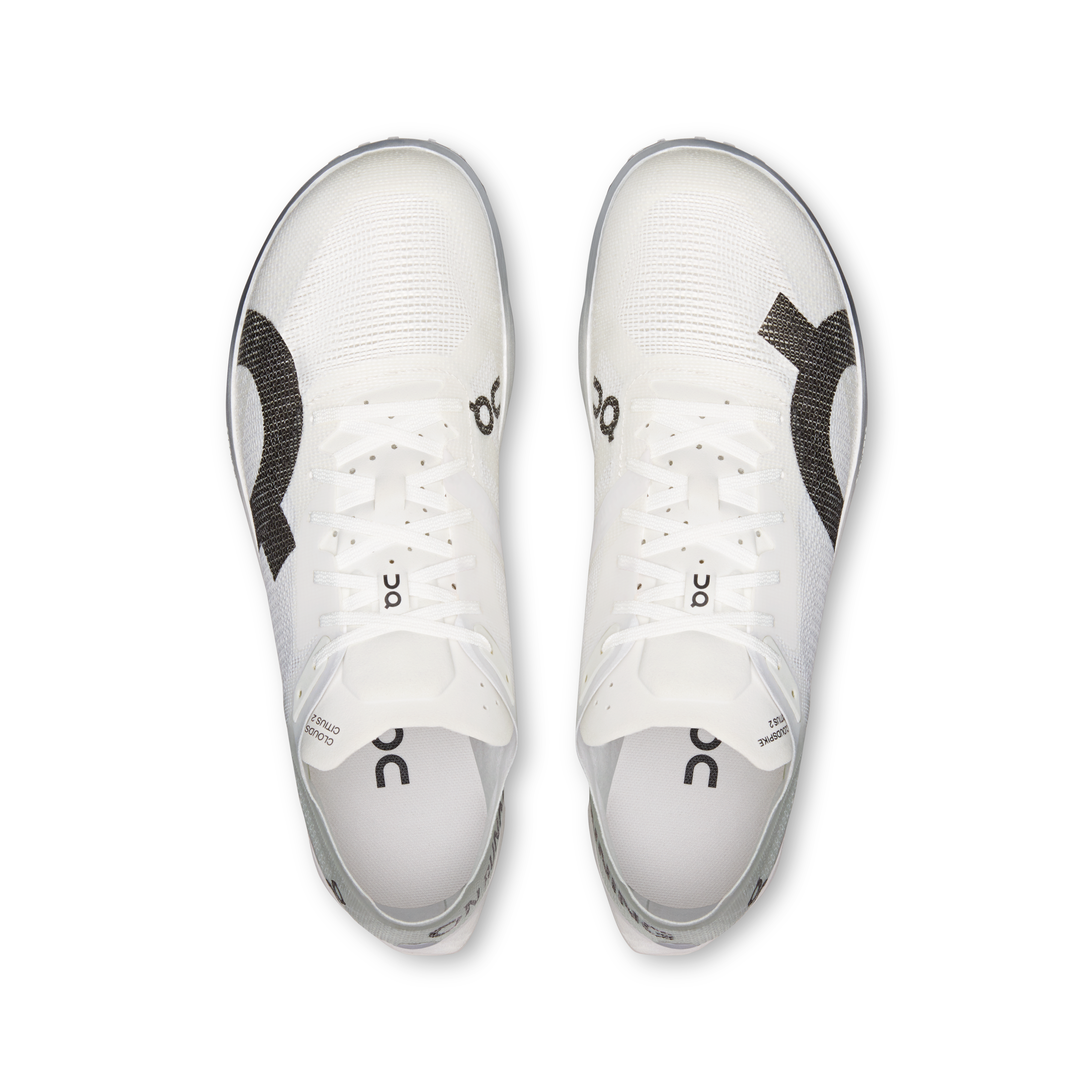 On Cloudspike Citius 2 White & Frost Homme Athlétisme Chaussures