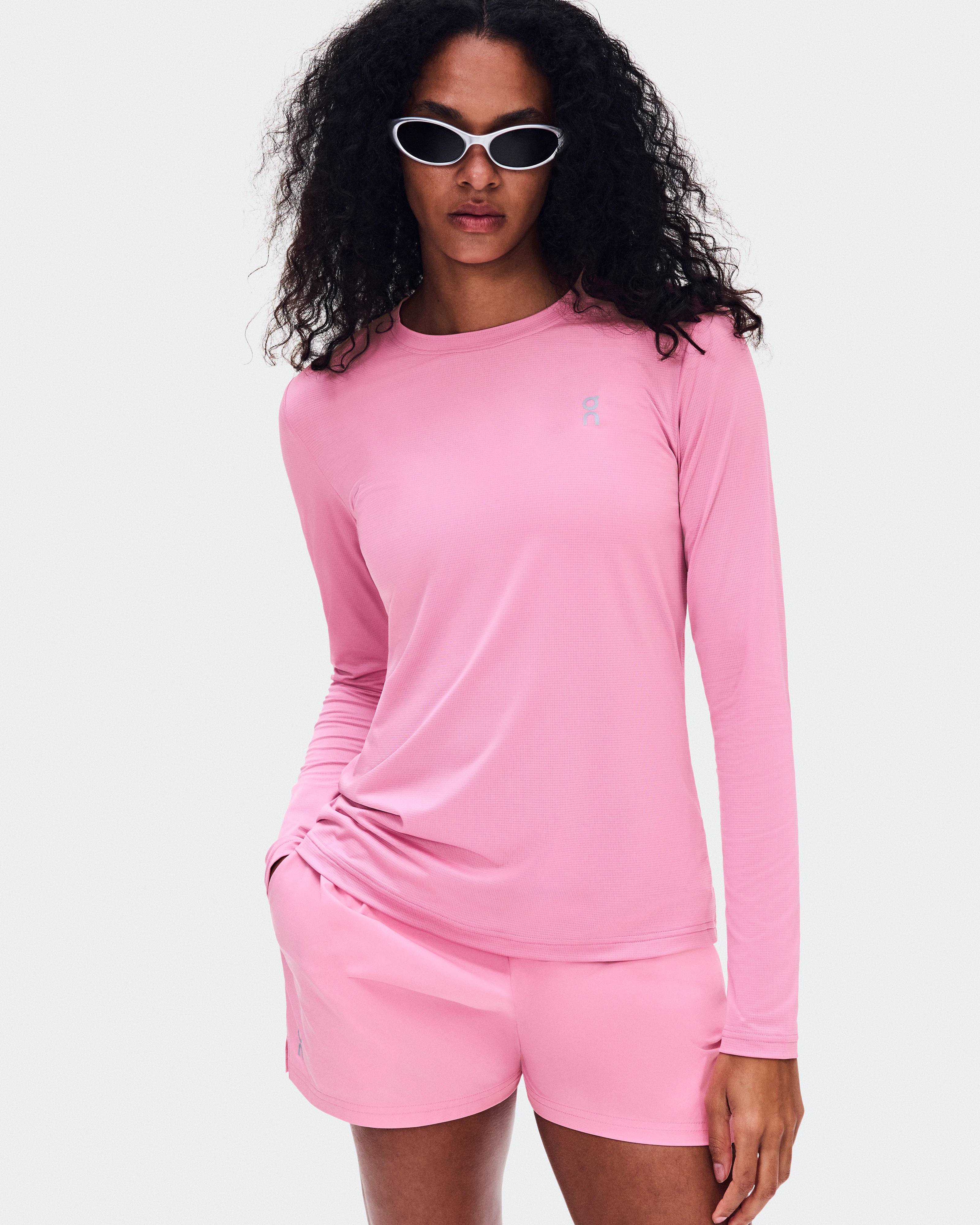 On Core Long-T Bubblegum Femme Hauts et t-shirts