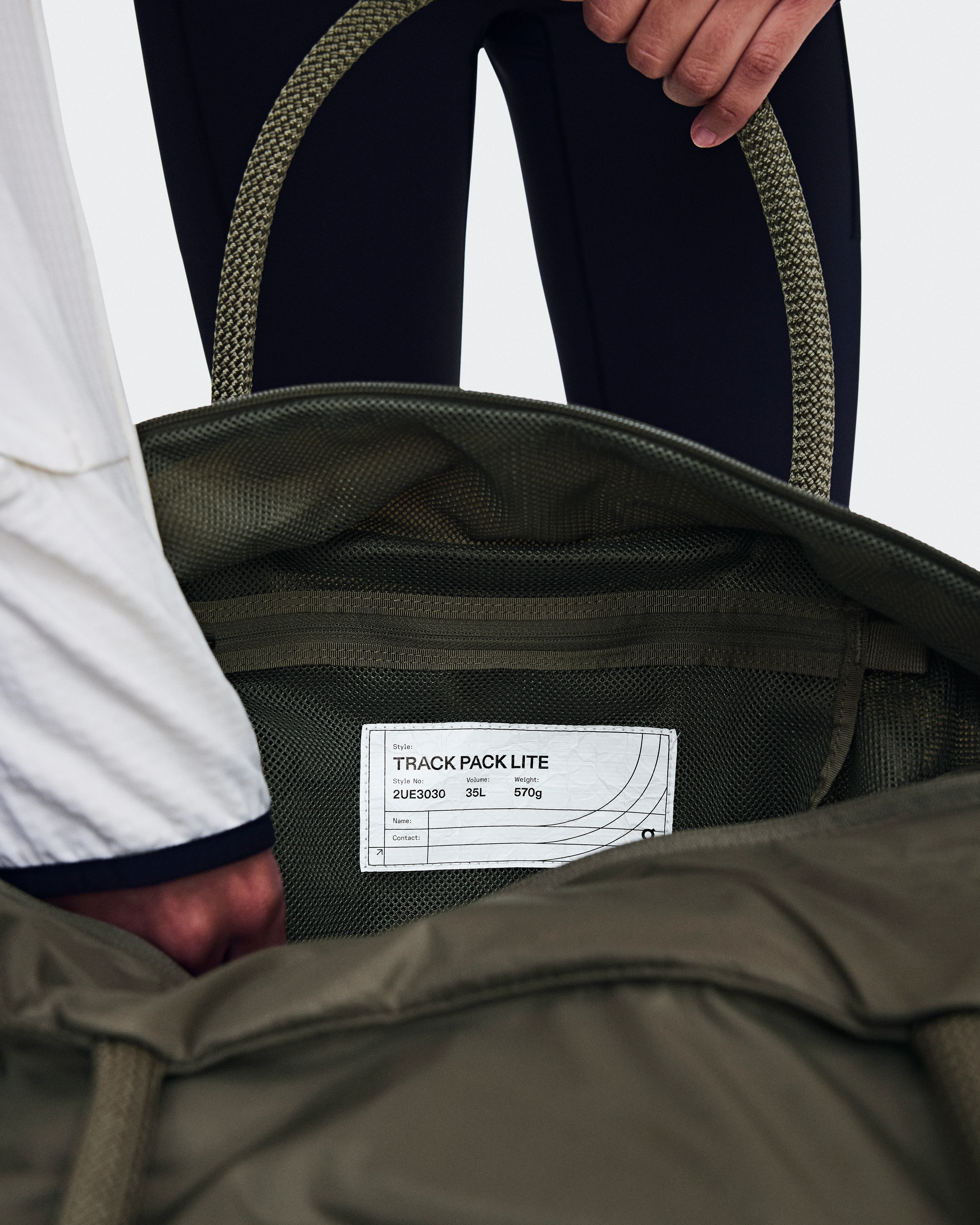 On Track Pack 35L Lite Olive Unisexe Sacs