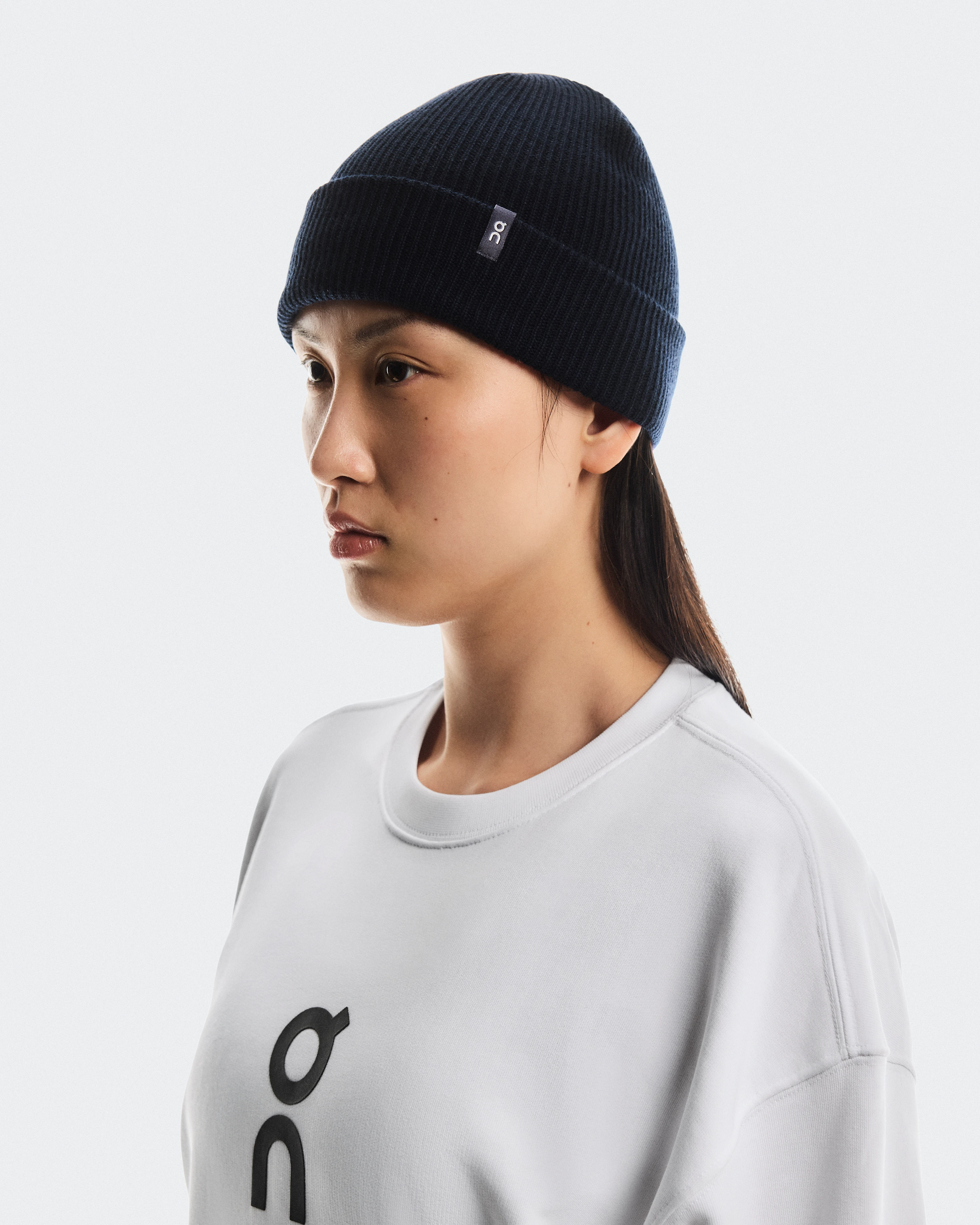 On Merino Beanie Midnight Unisexe Chapeaux