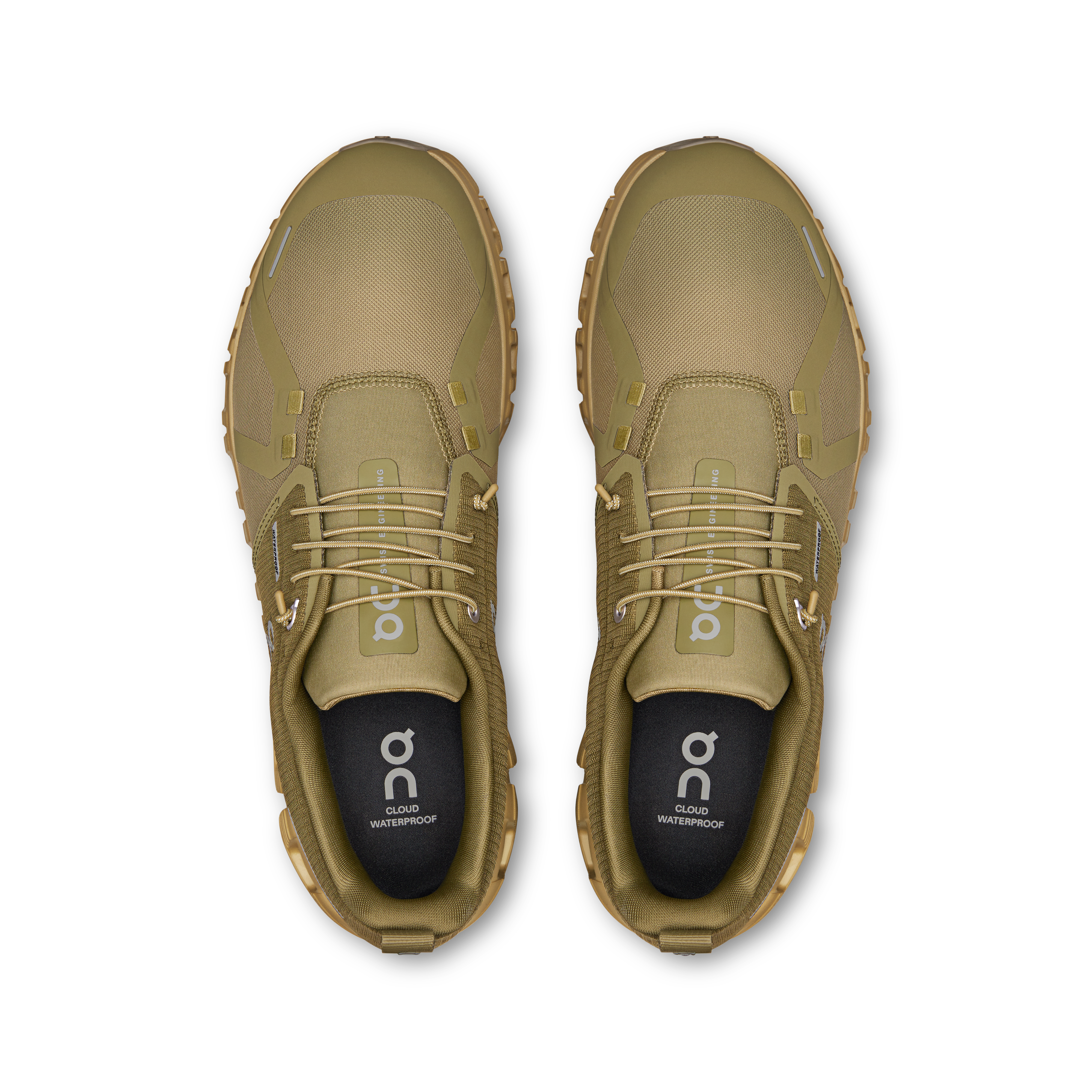 On Cloud 6 Waterproof Olive & Safari Homme Active Life Chaussures
