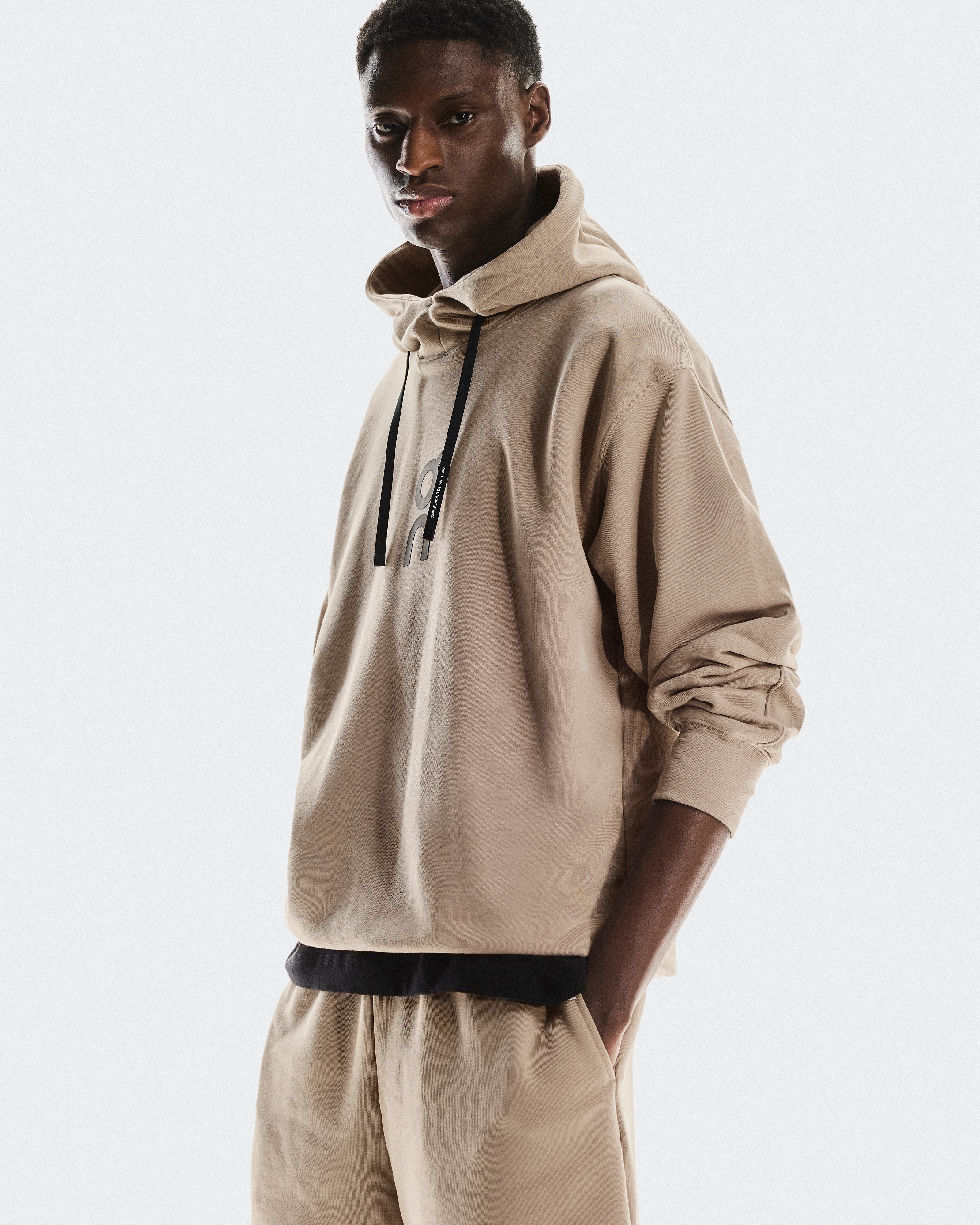 On Club Hoodie Desert Homme Sweats à capuche et sweats
